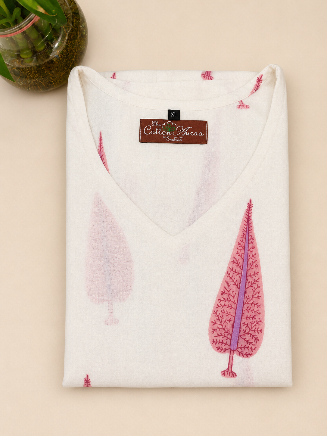 Pure Hand block Print Cotton One-Piece