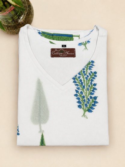 Pure Hand block Print Cotton One-Piece