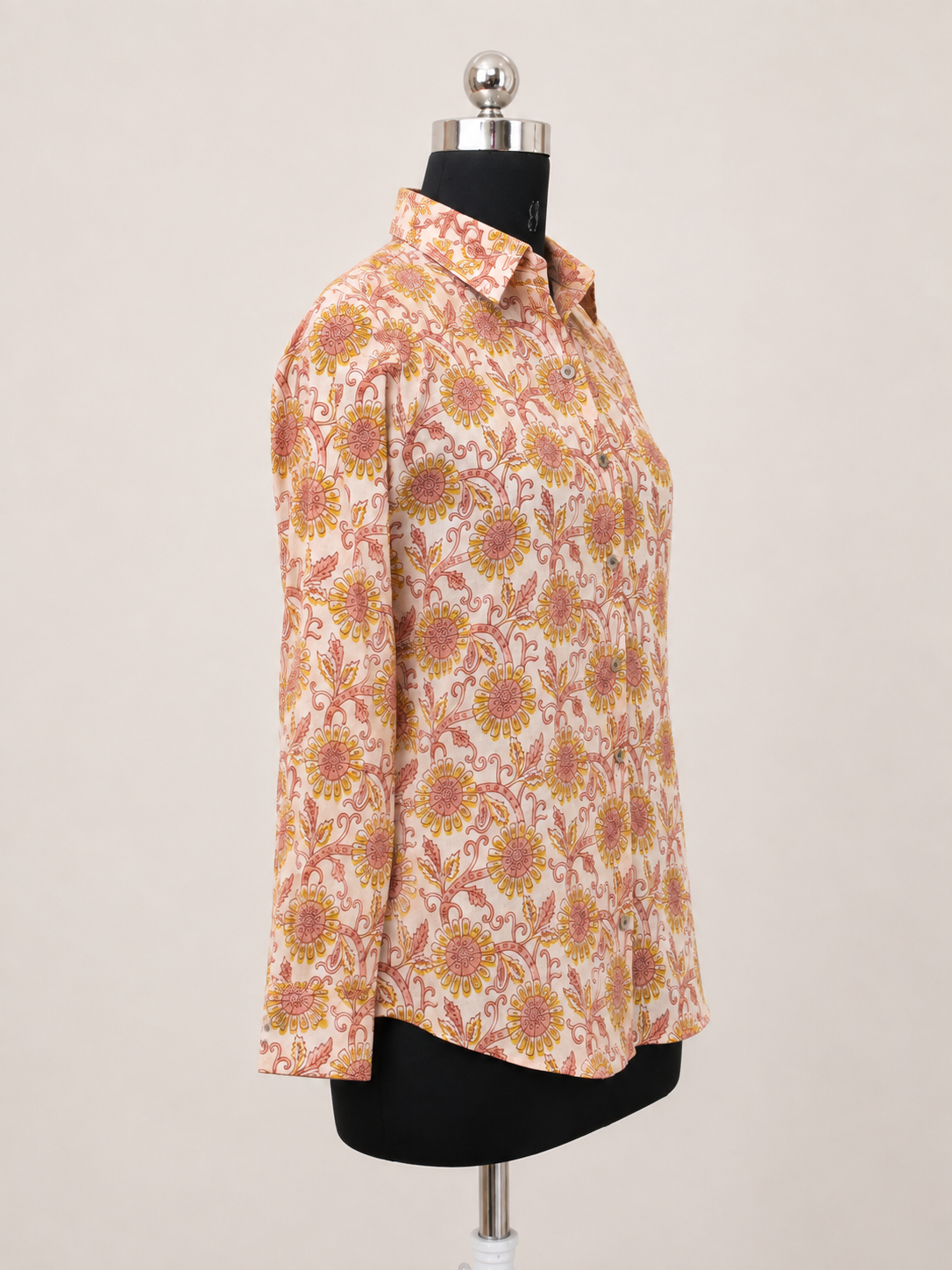 Pure Hand block Print Cotton Shirts