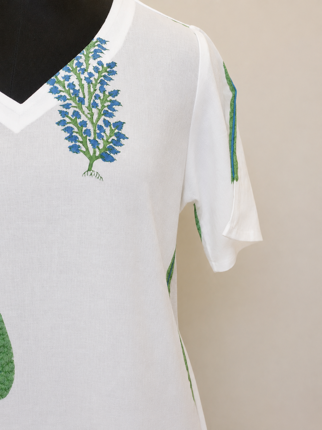 Pure Hand block Print Cotton One-Piece