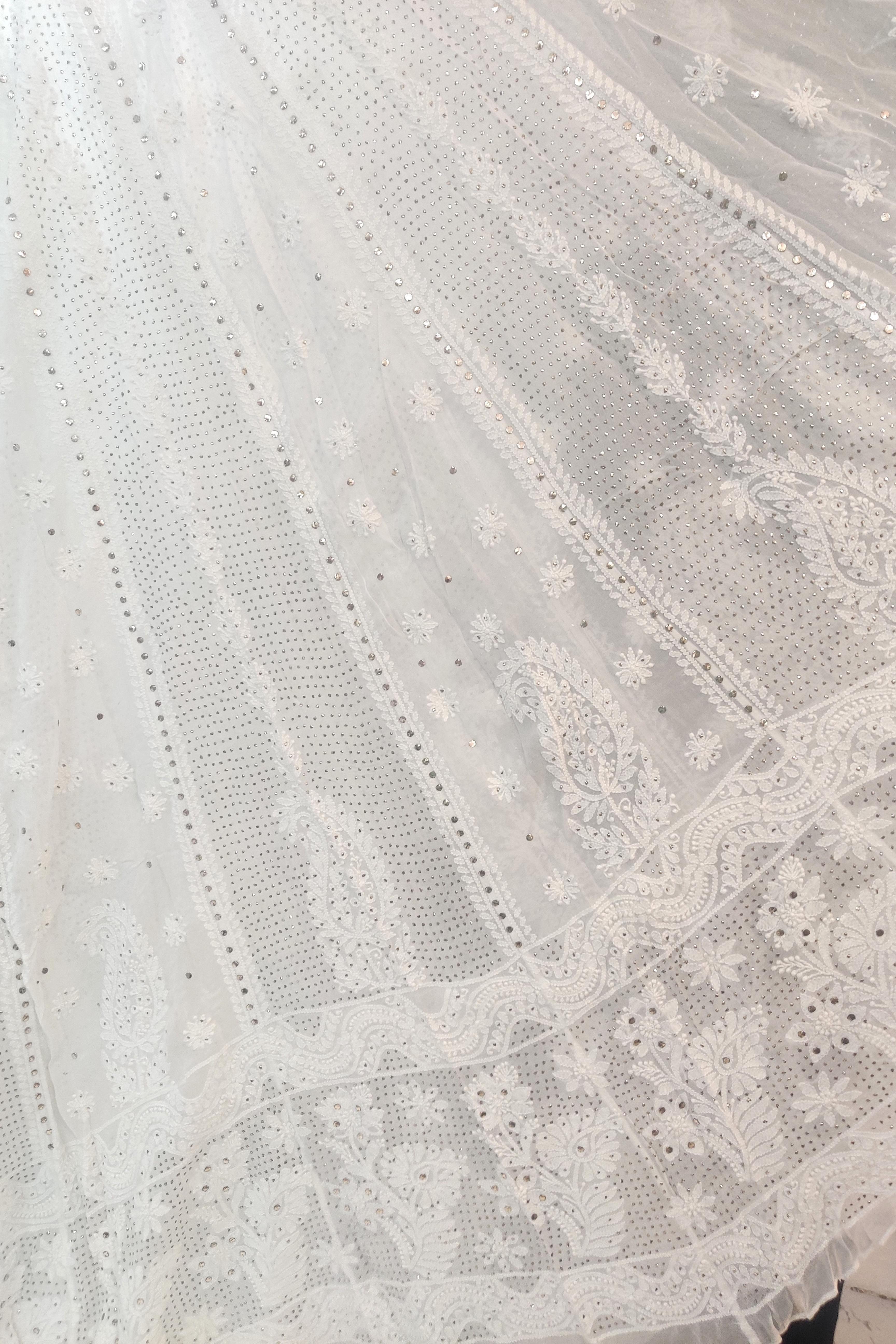 Lehenga - Pure Georgette Dyeable