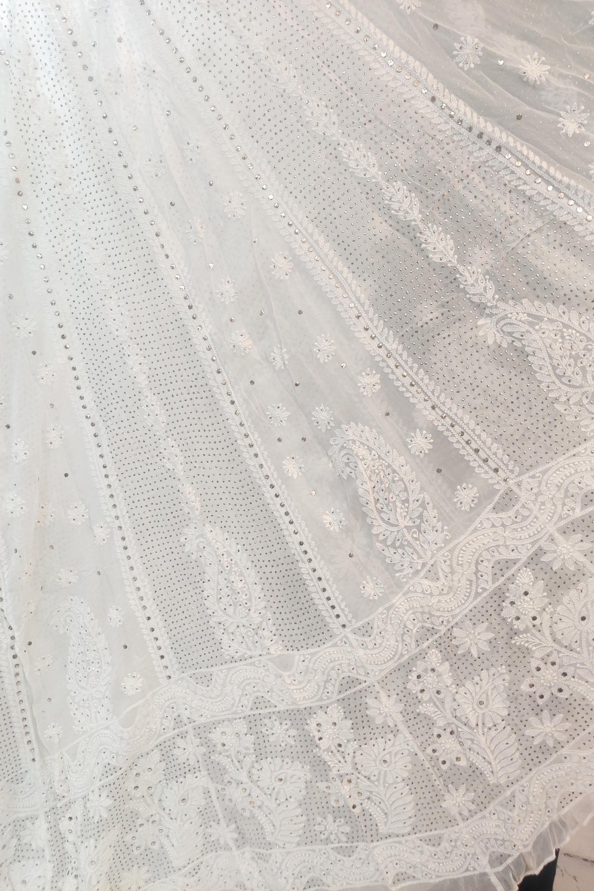 Lehenga - Pure Georgette Dyeable