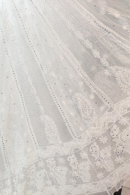 Lehenga - Pure Georgette Dyeable