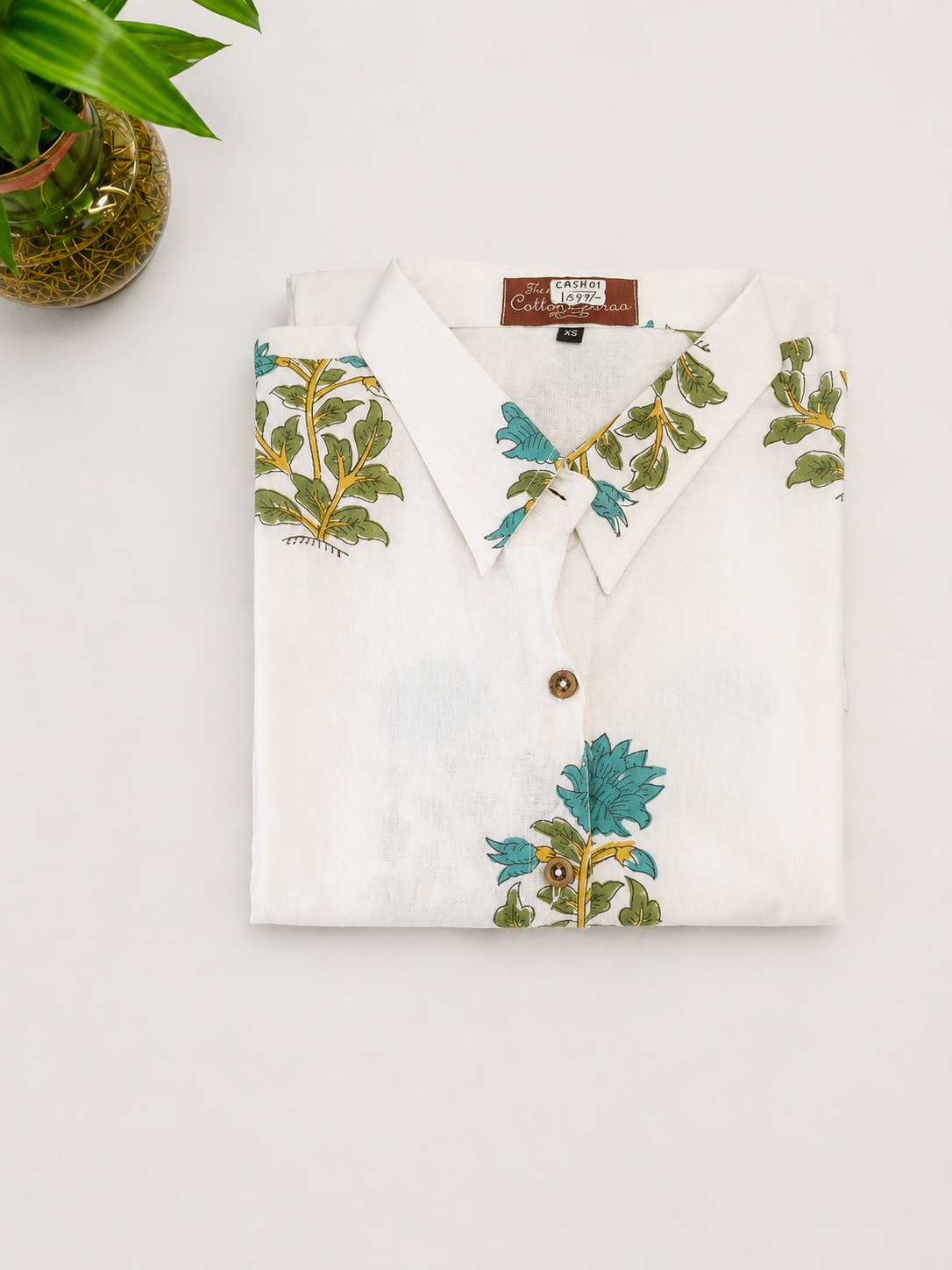 Pure Hand block Print Cotton Shirts