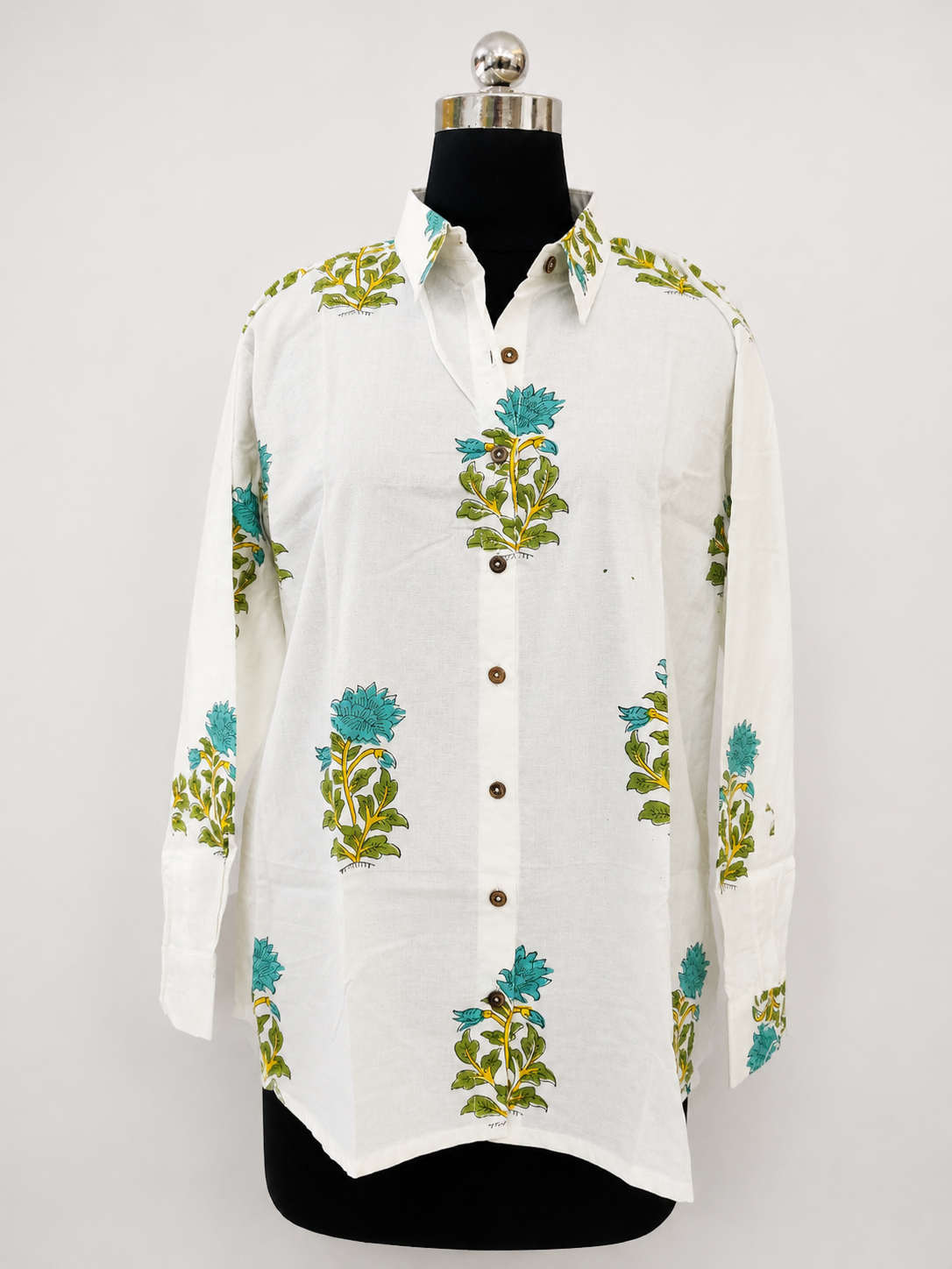 Pure Hand block Print Cotton Shirts