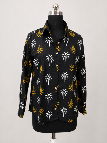 Pure Hand block Print Cotton Shirts