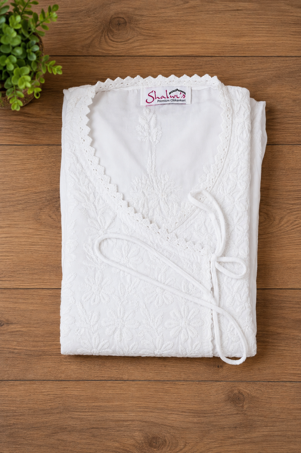 Pure Muslin Angarkha Style Kurti