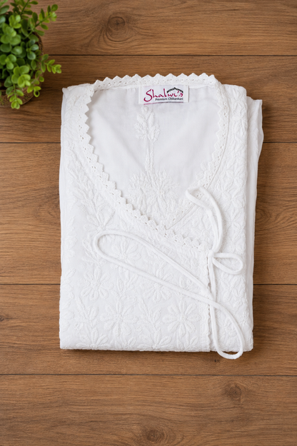 Pure Muslin Angarkha Style Kurti