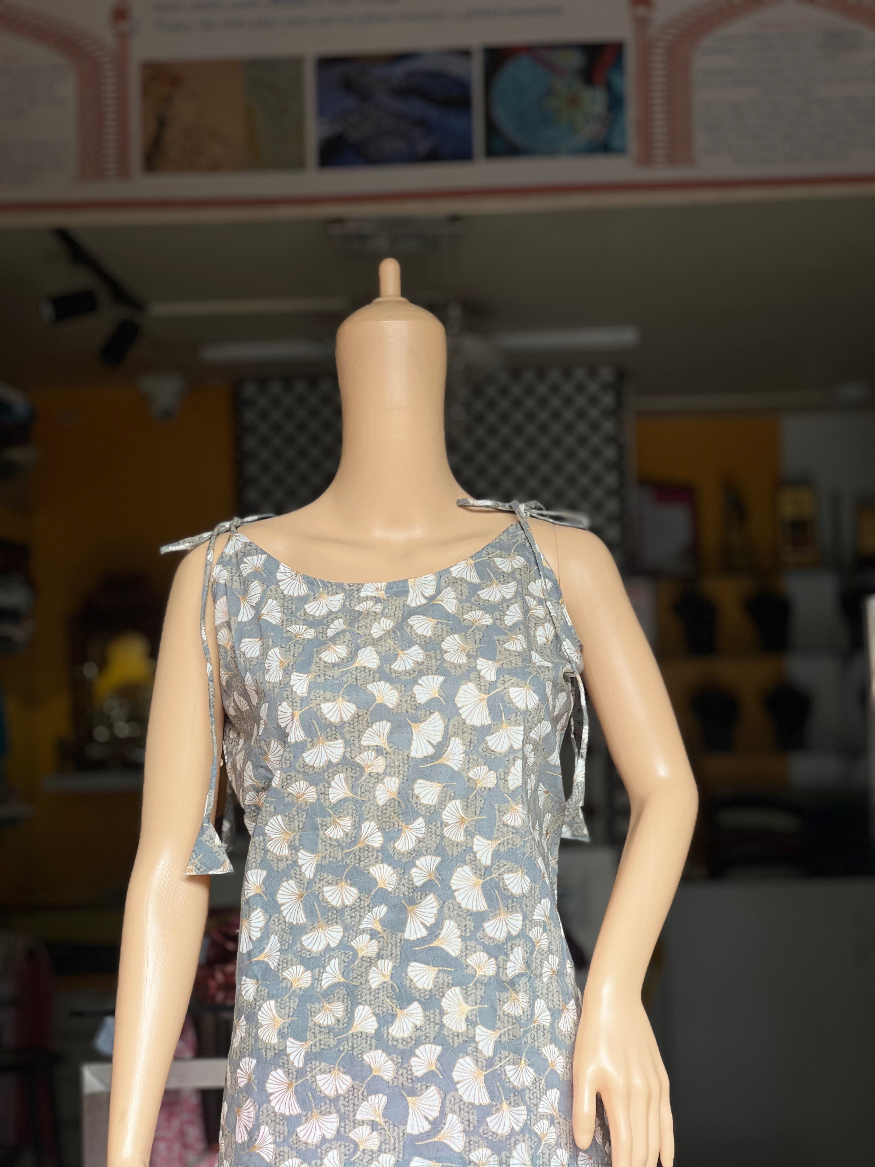 Cotton Noodle Strip Top