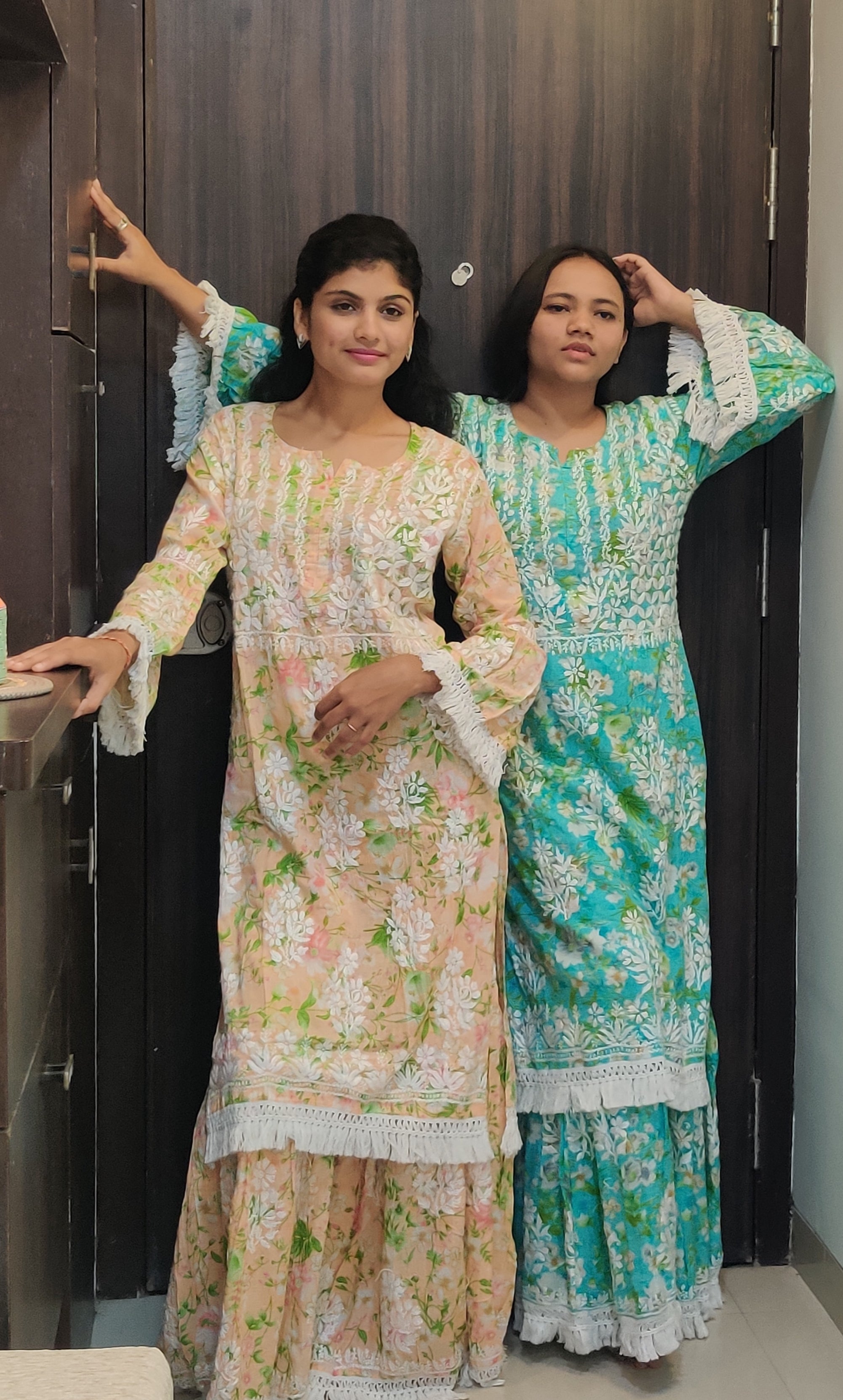 Premium Mulmul Gharara Set