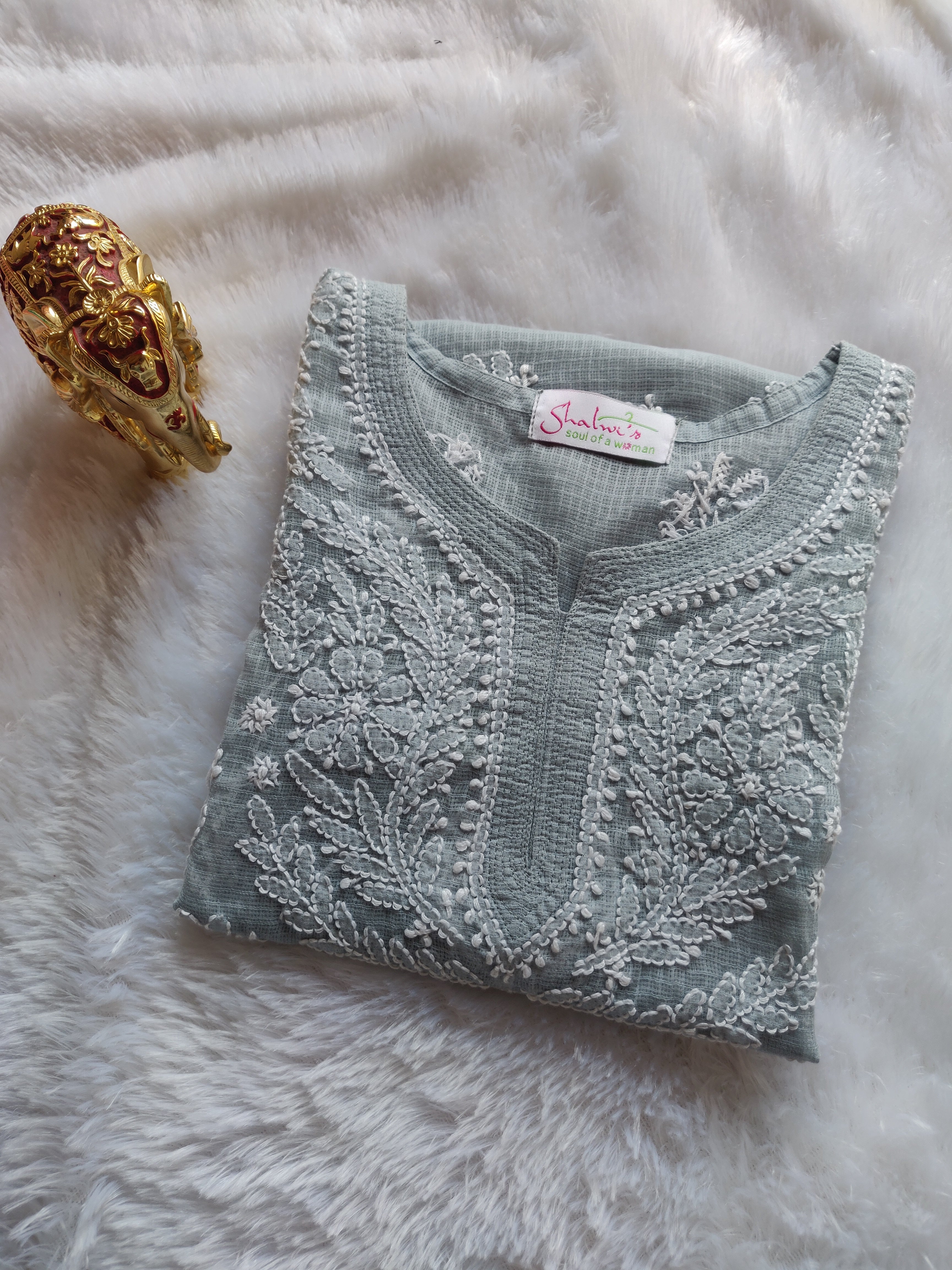 Kota Doria Short Kurti