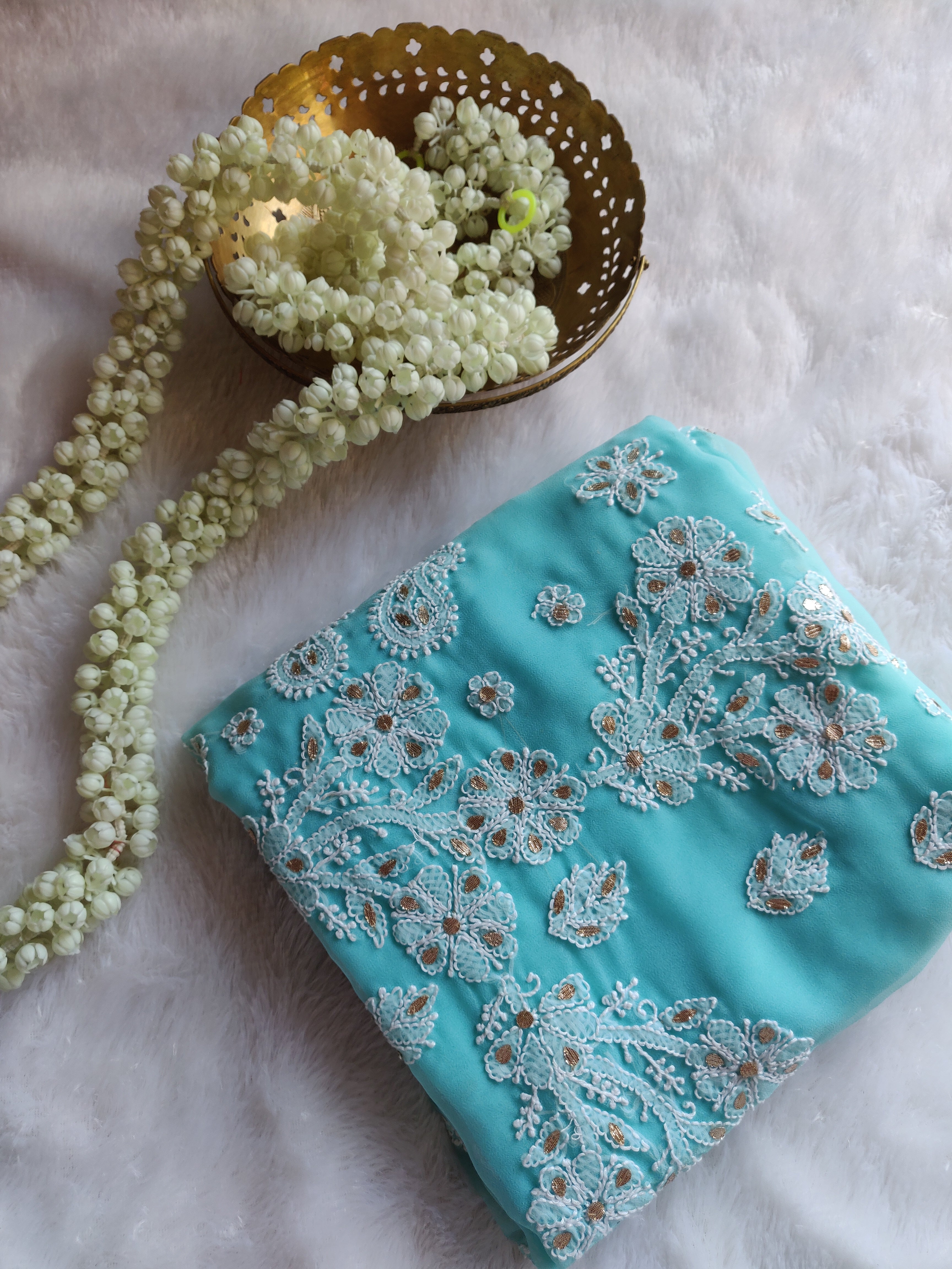 Noor - Georgette Gota Patti Sarees