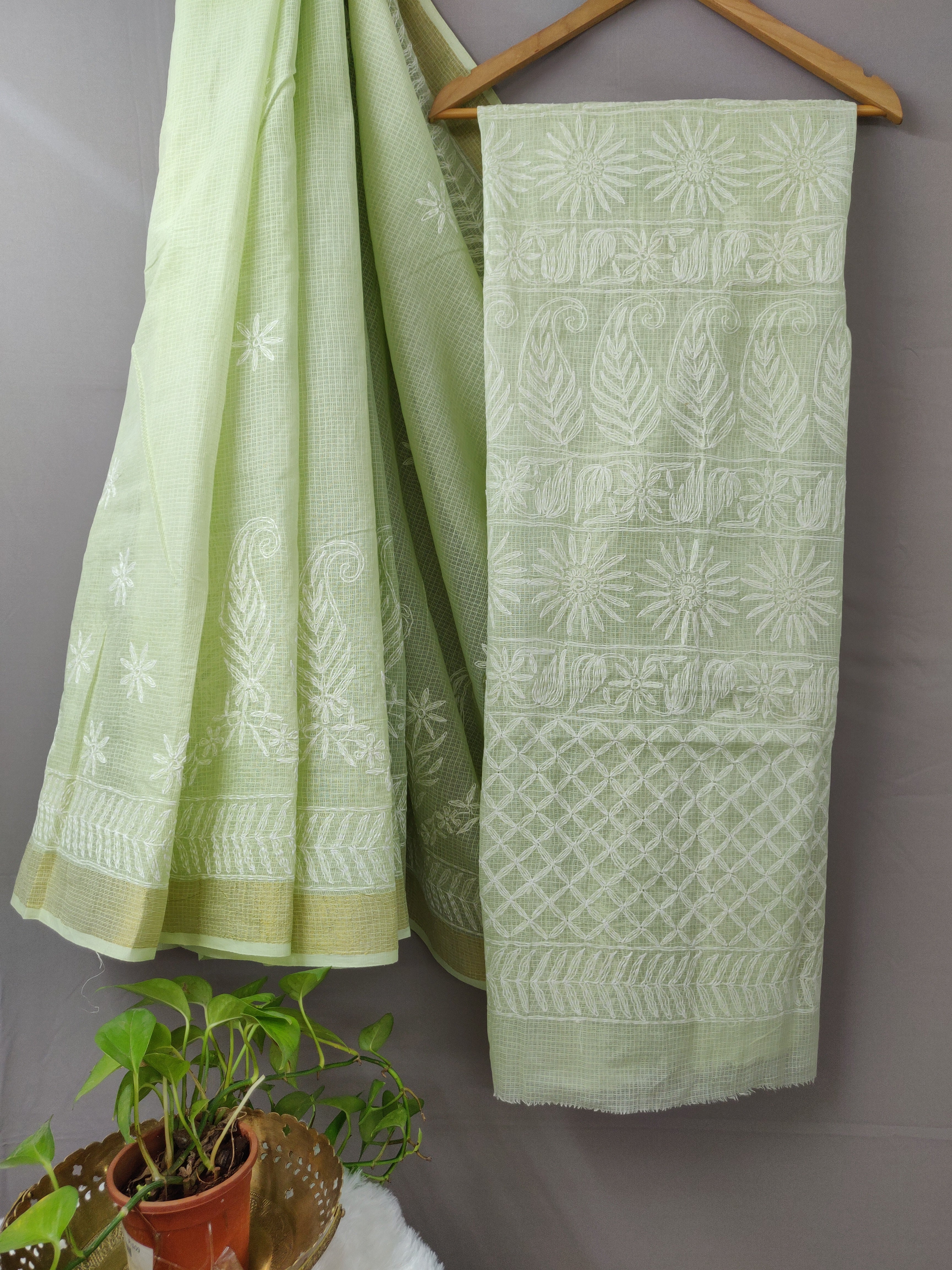 Naksha - Kota Doria Zari Border Saree