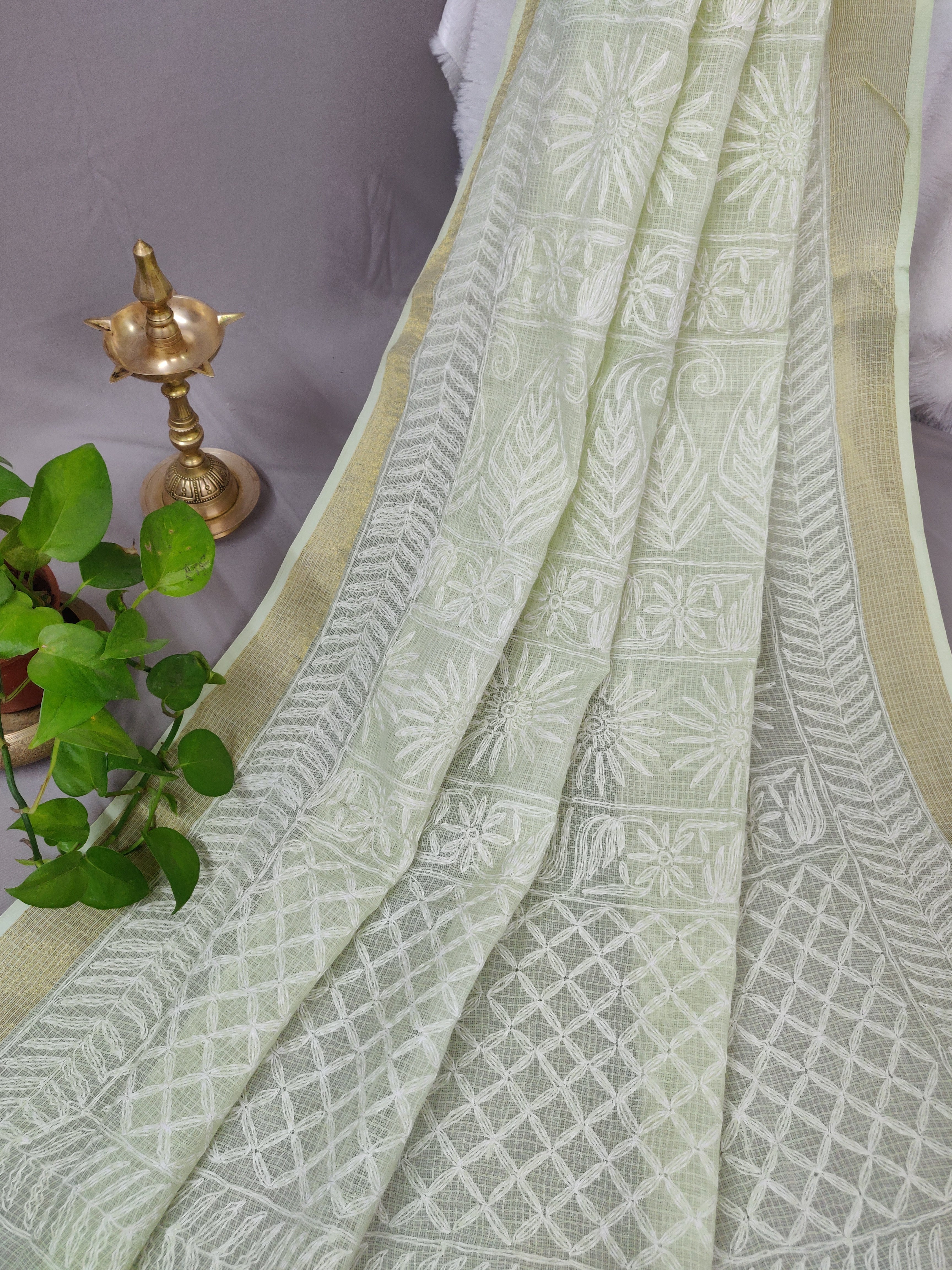 Naksha - Kota Doria Zari Border Saree