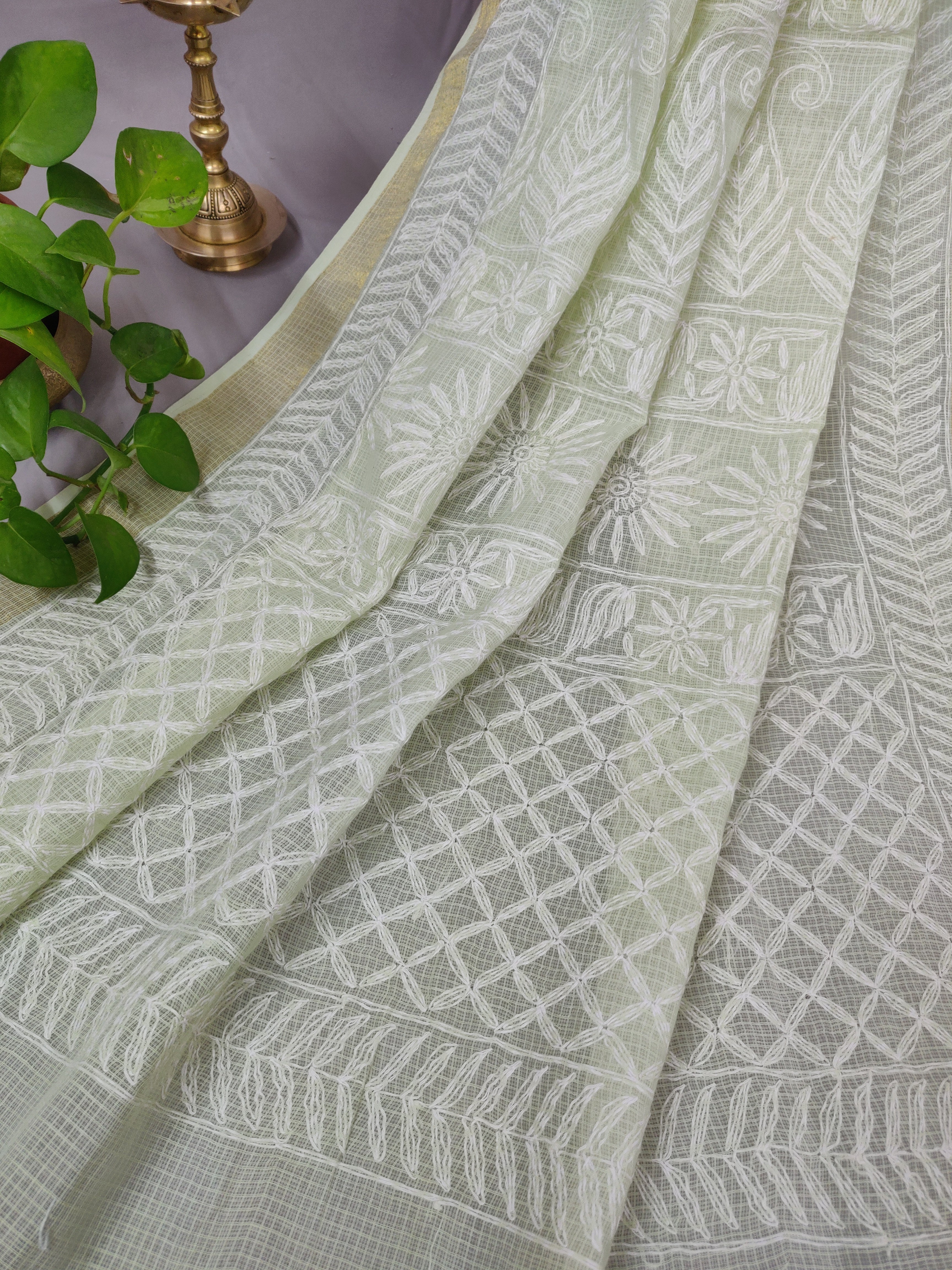Naksha - Kota Doria Zari Border Saree