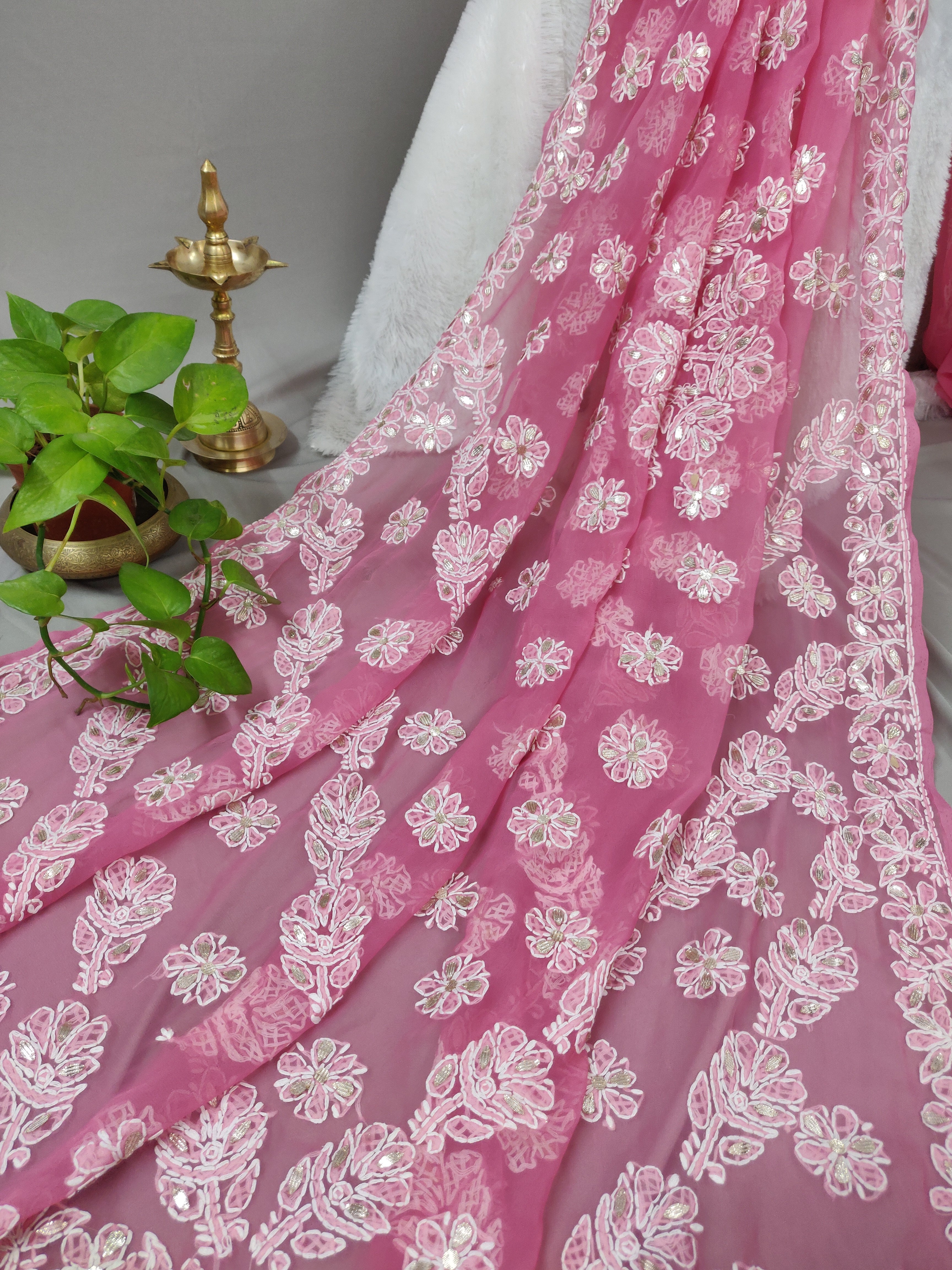 Noor - Georgette Gota Patti Sarees