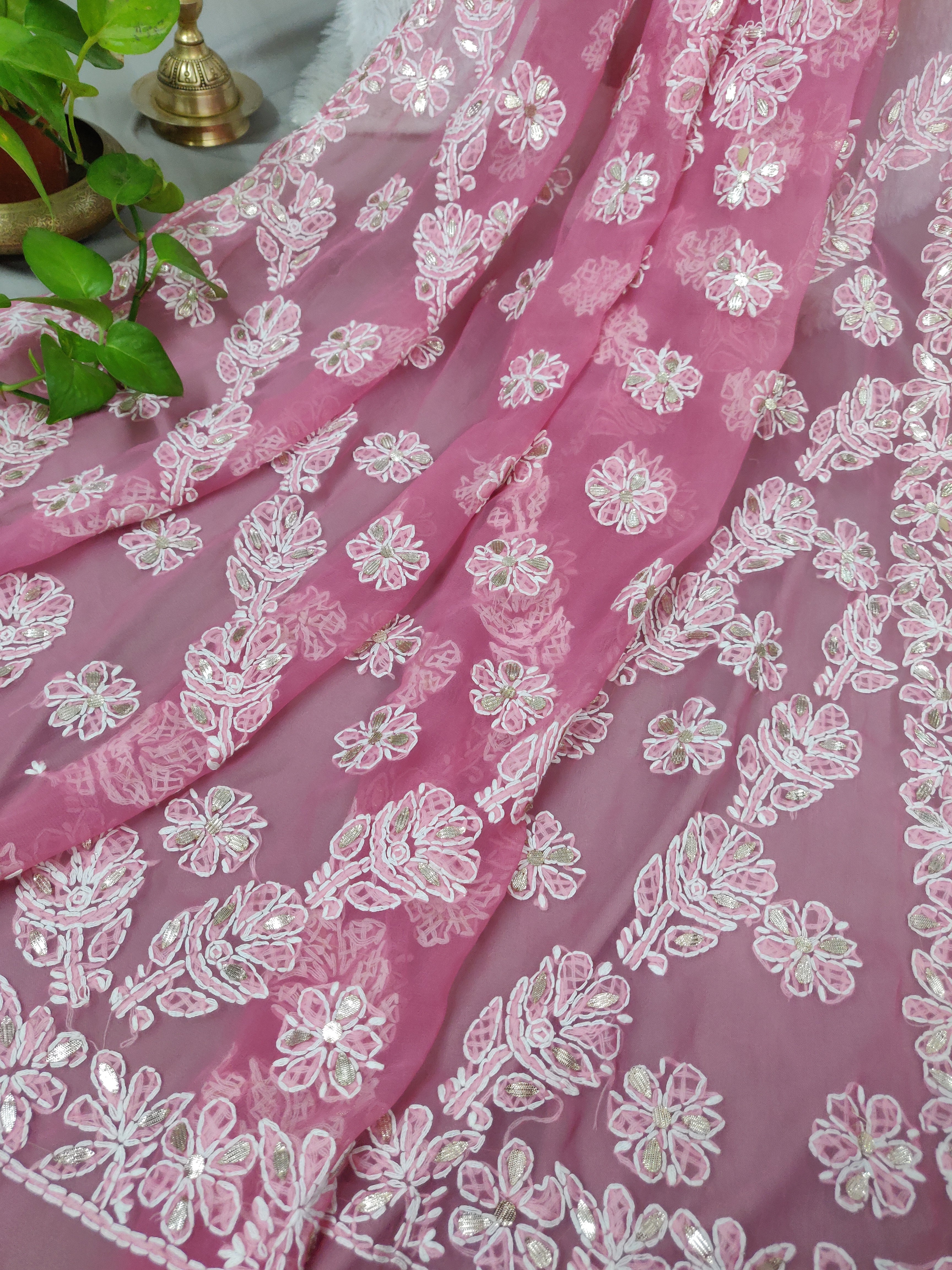 Noor - Georgette Gota Patti Sarees