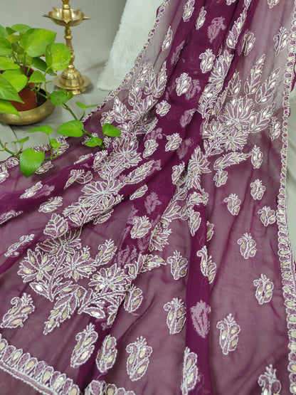 Noor - Georgette Gota Patti Sarees
