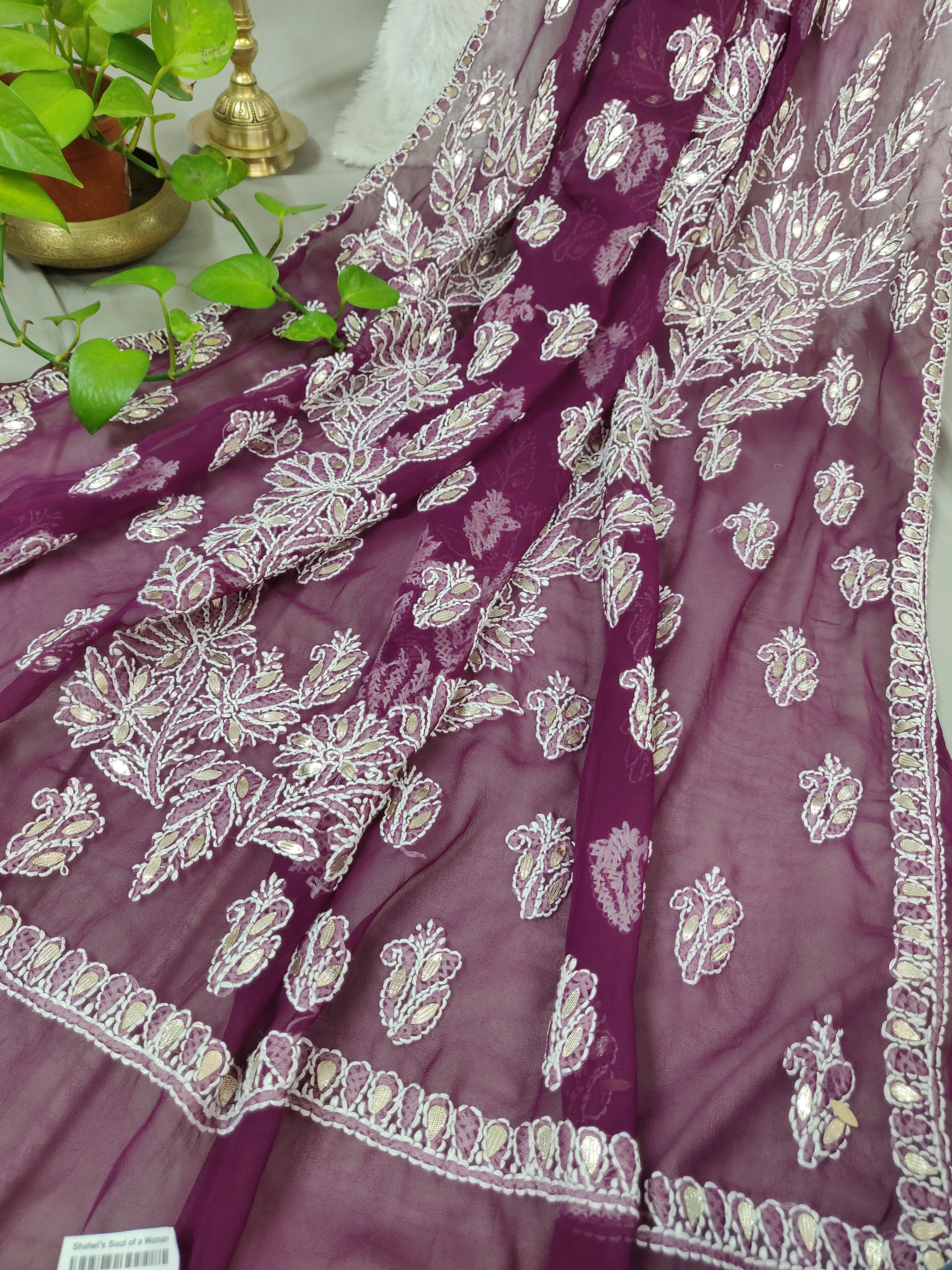 Noor - Georgette Gota Patti Sarees