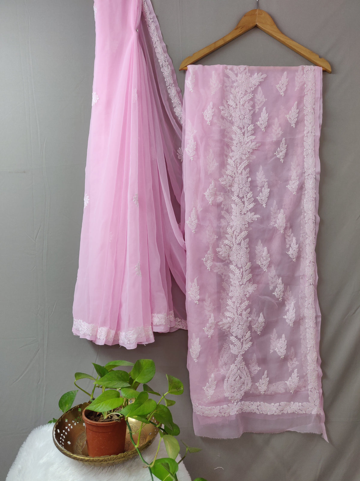 Chhaya - Georgette Chikankari Sarees