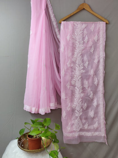 Chhaya - Georgette Chikankari Sarees
