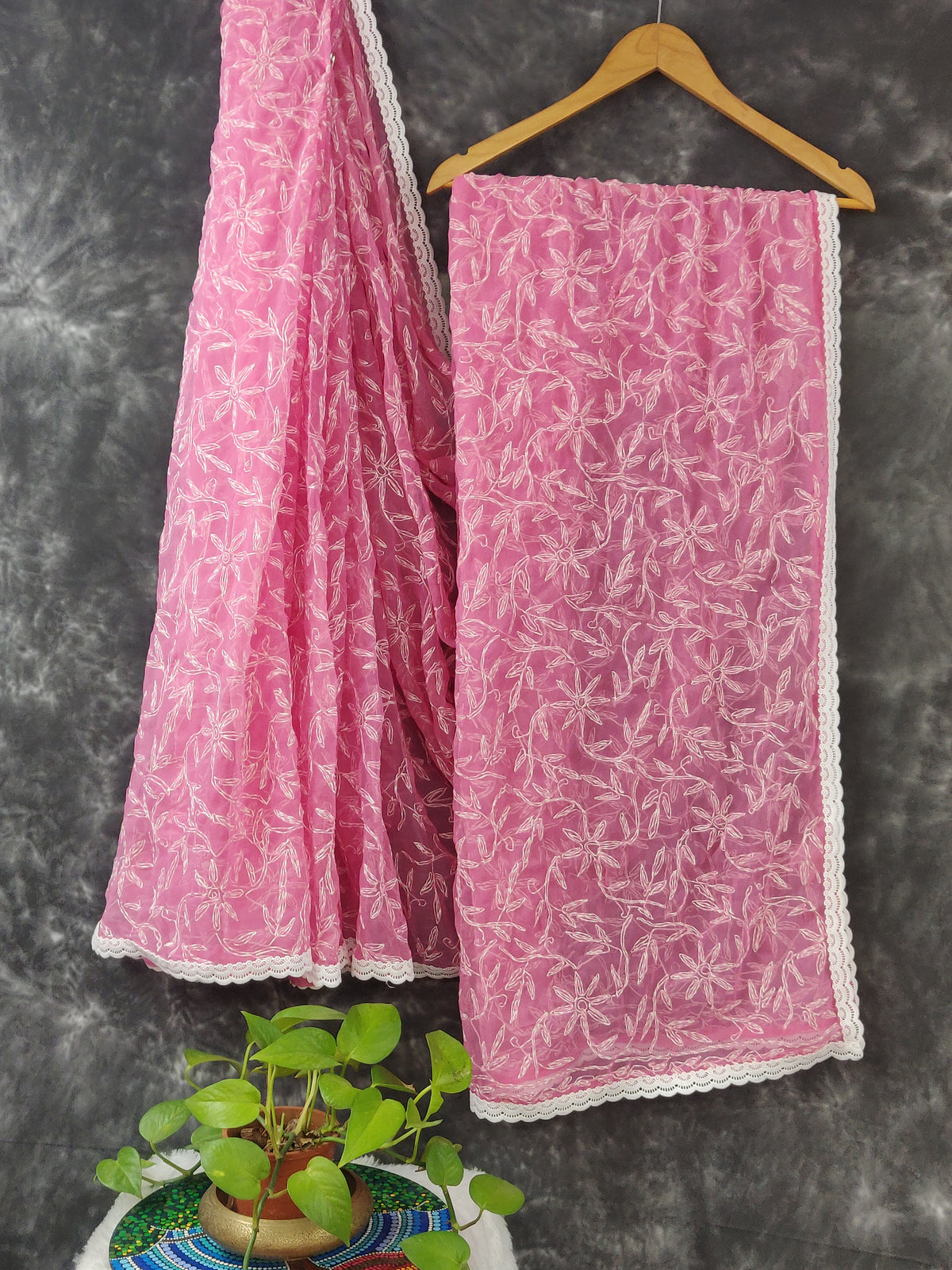 Shehnaaz - Georgette all Over Tepchi Sarees