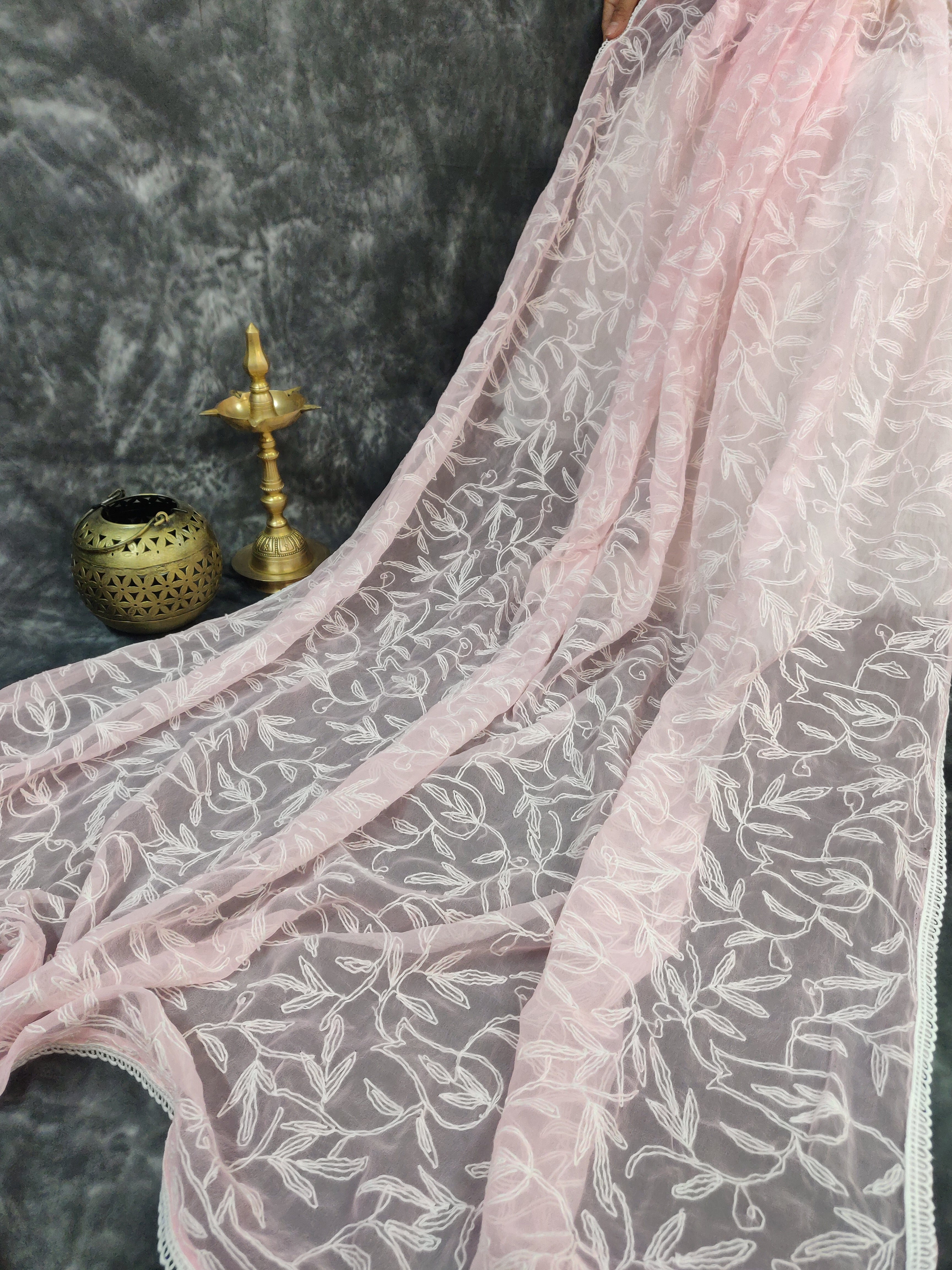 Shehnaaz - Georgette All Over Tepchi Sarees