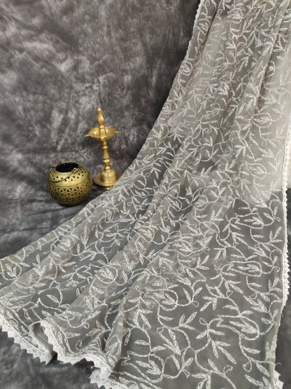 Shehnaaz - Georgette All Over Tepchi Sarees
