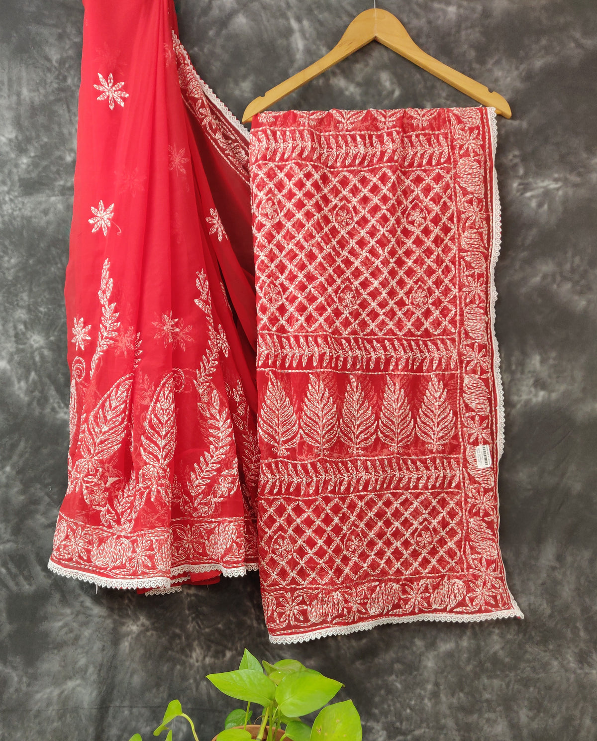 Shehnaaz - Georgette Skirt Border Tepchi Sarees
