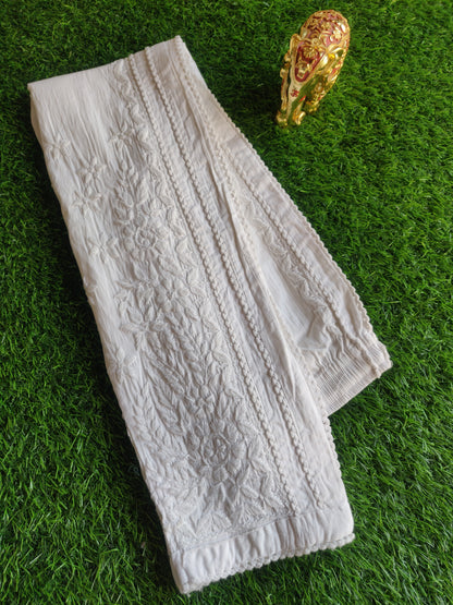 Bottom Wear - Chikankari 3D work Straight Pants