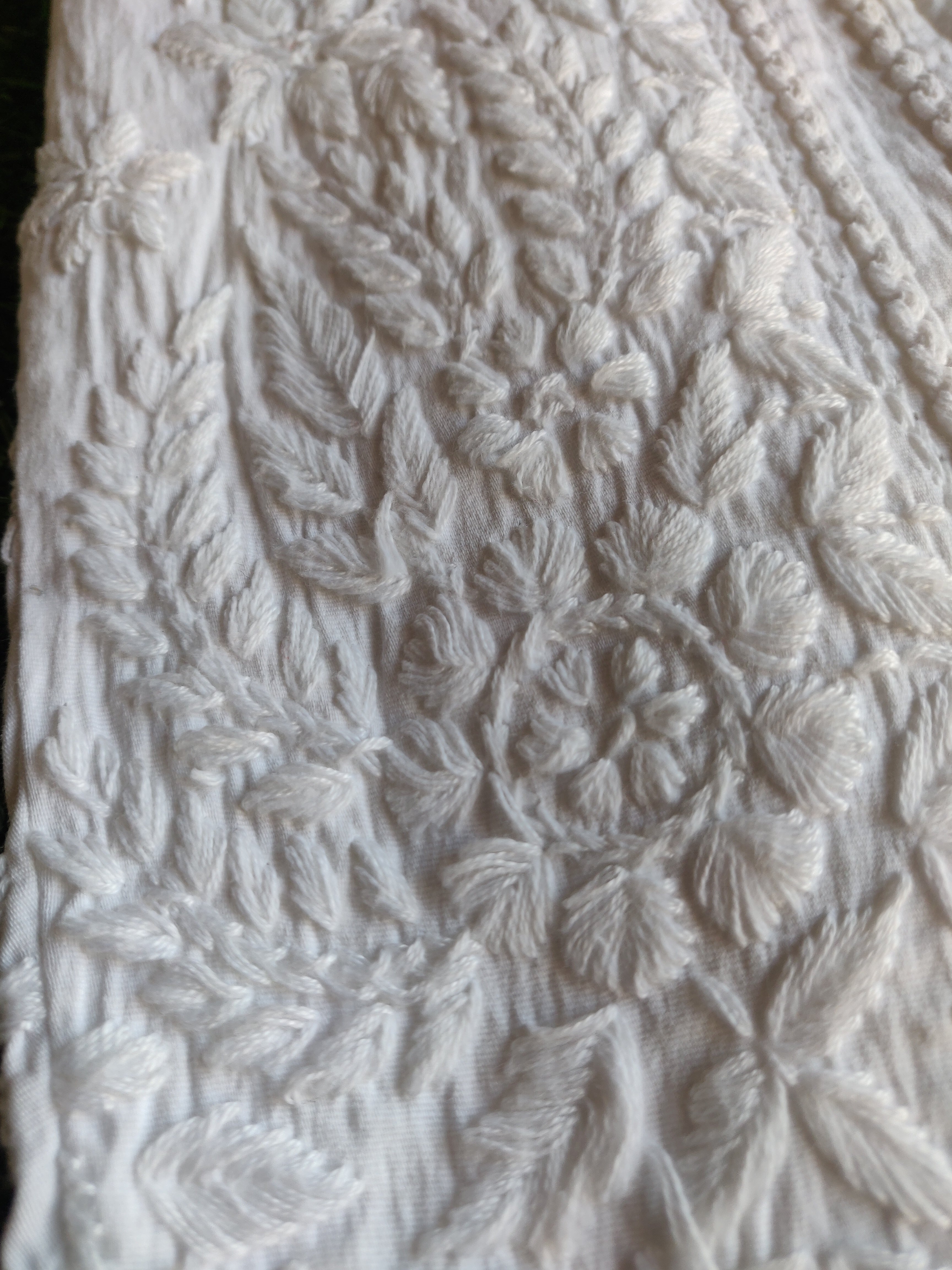 Bottom Wear - Chikankari 3D work Straight Pants