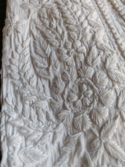 Bottom Wear - Chikankari 3D work Straight Pants