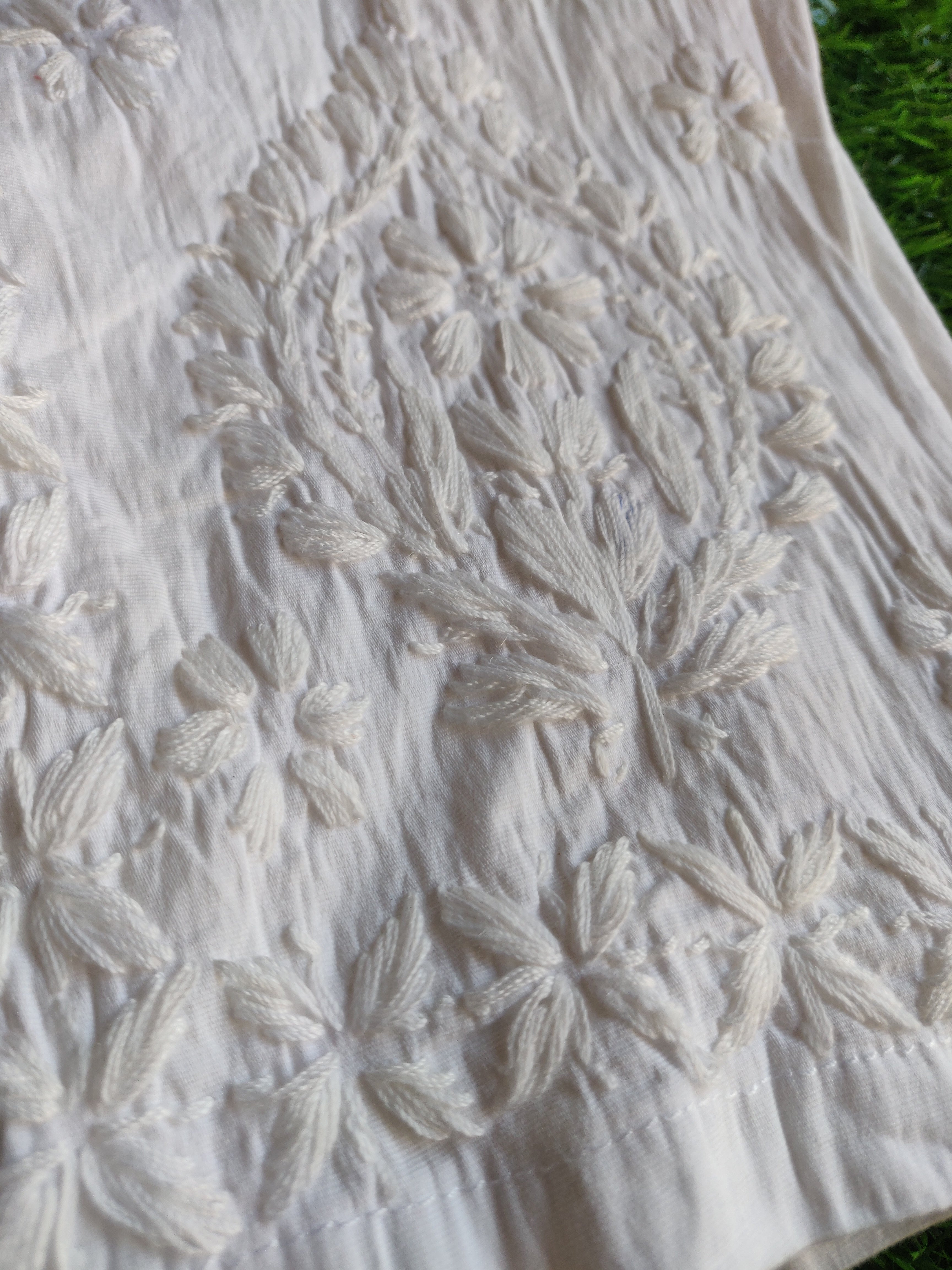 Bottom wear - Plus Size Chikankari Pants