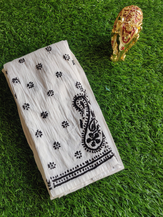 Bottom Wear - Chikankari Leggings - White