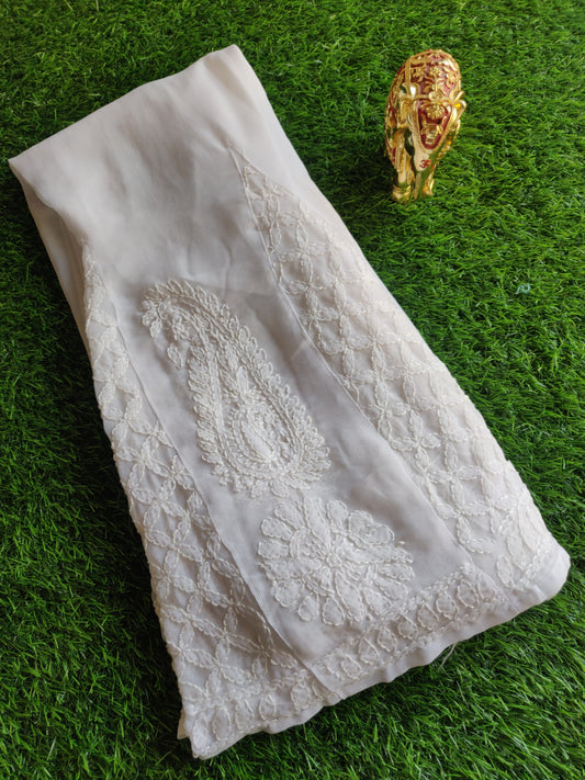 Bottom Wear - Georgette Palazzo - White