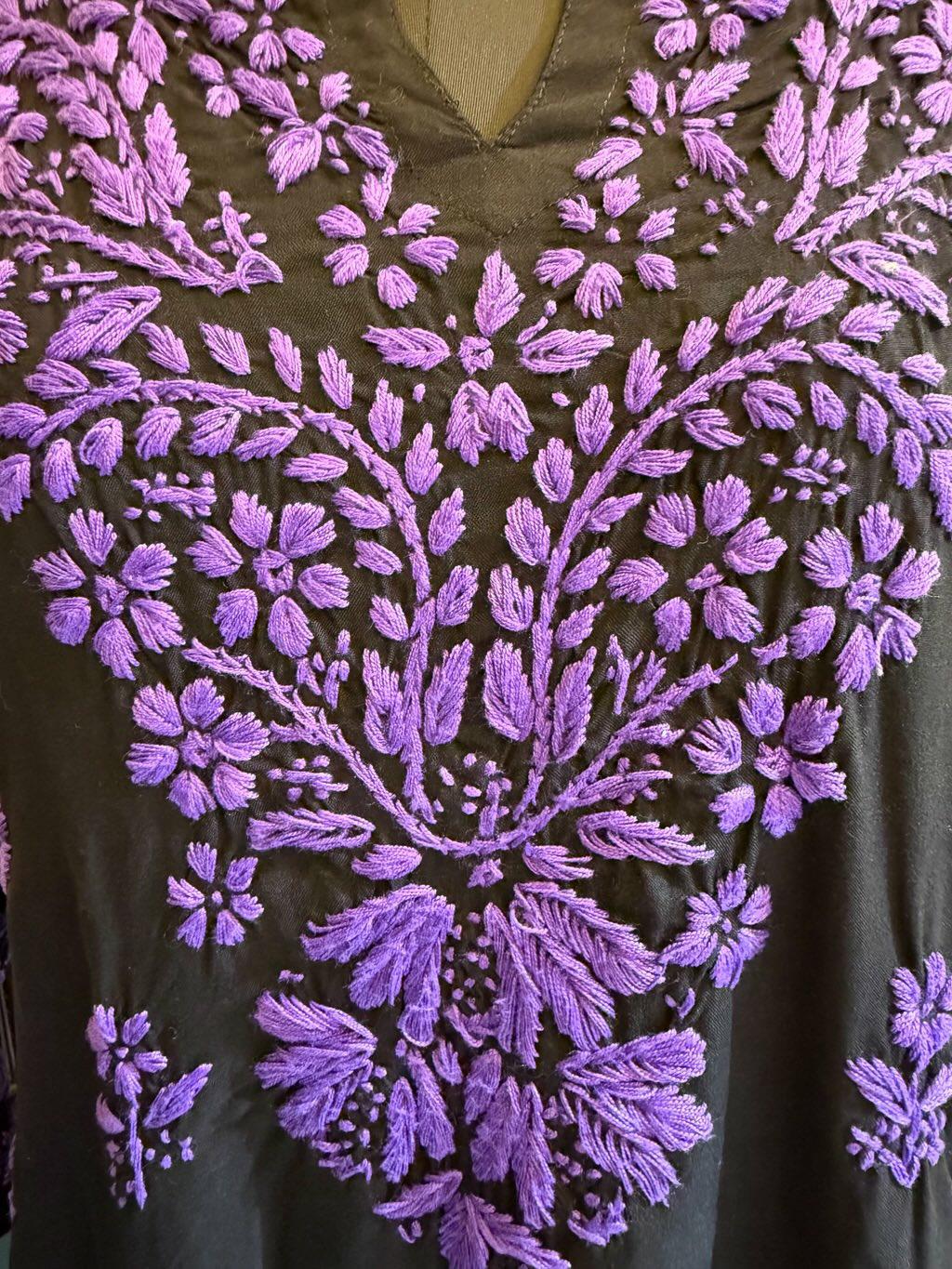 Black & Purple long kurti