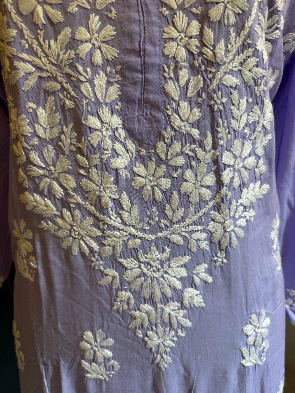 Lavender Modal Long Kurti