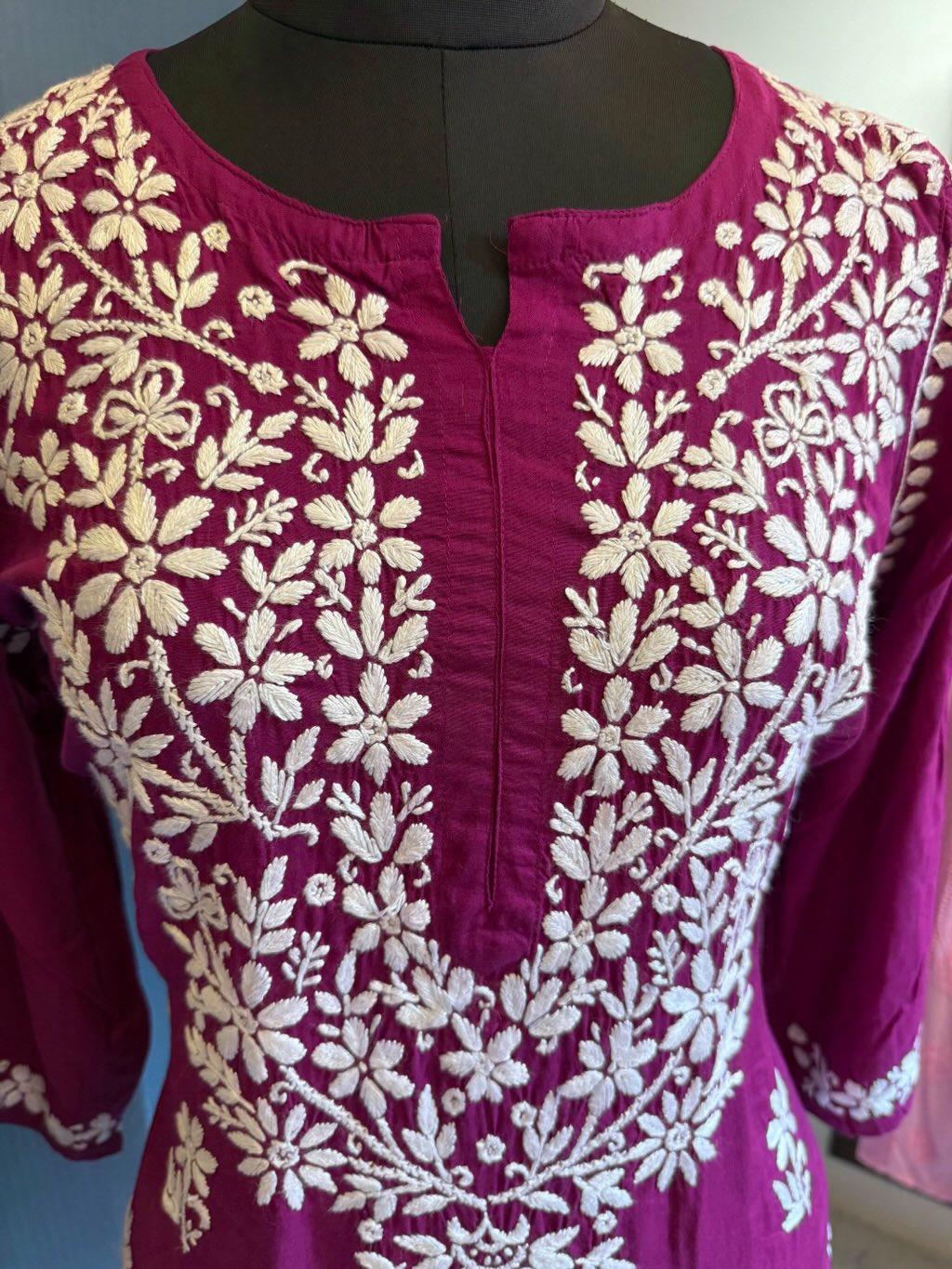 Magenta Modal Long Kurti
