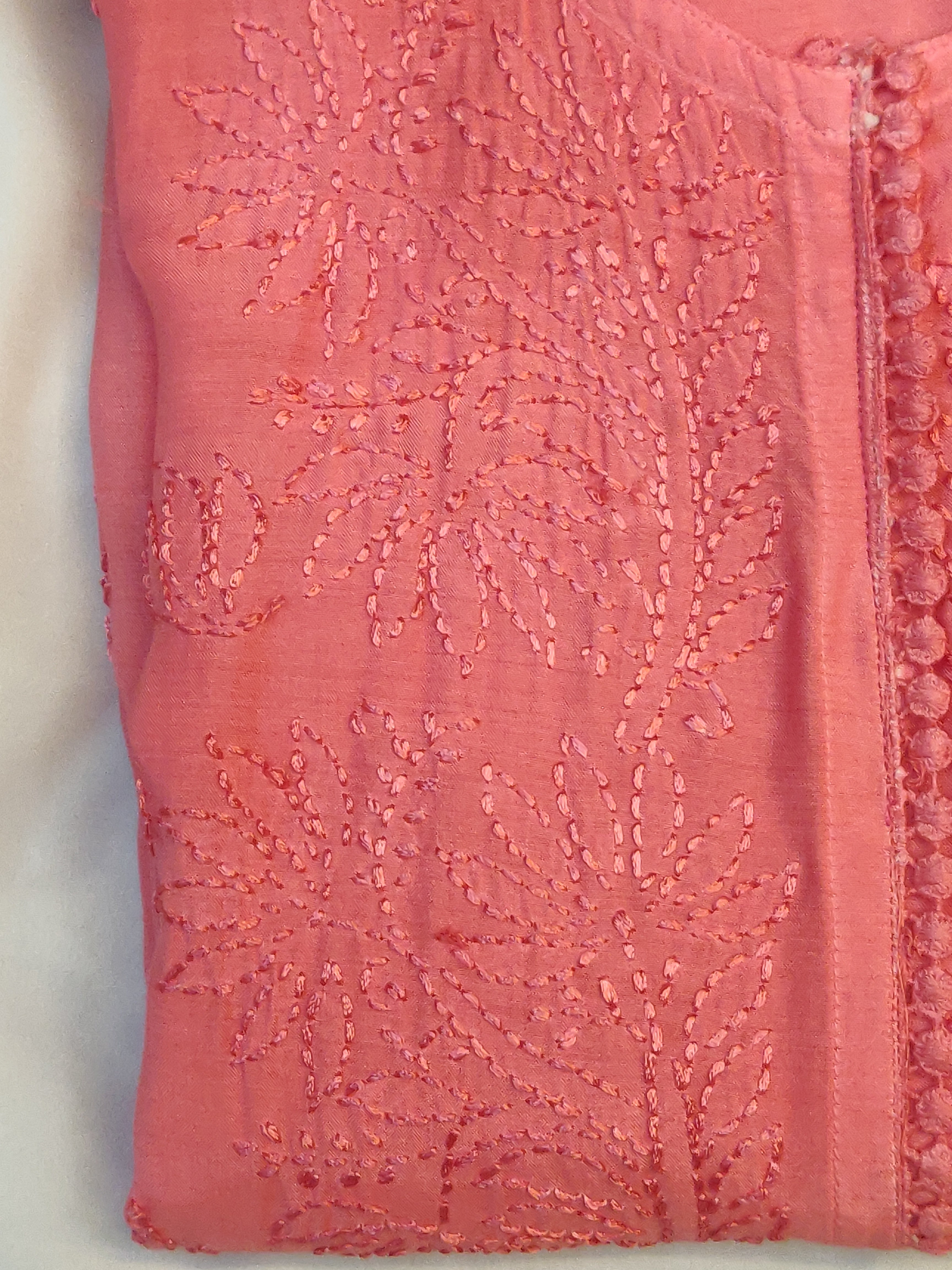 Pure Muslin Chikankari Long Kurti