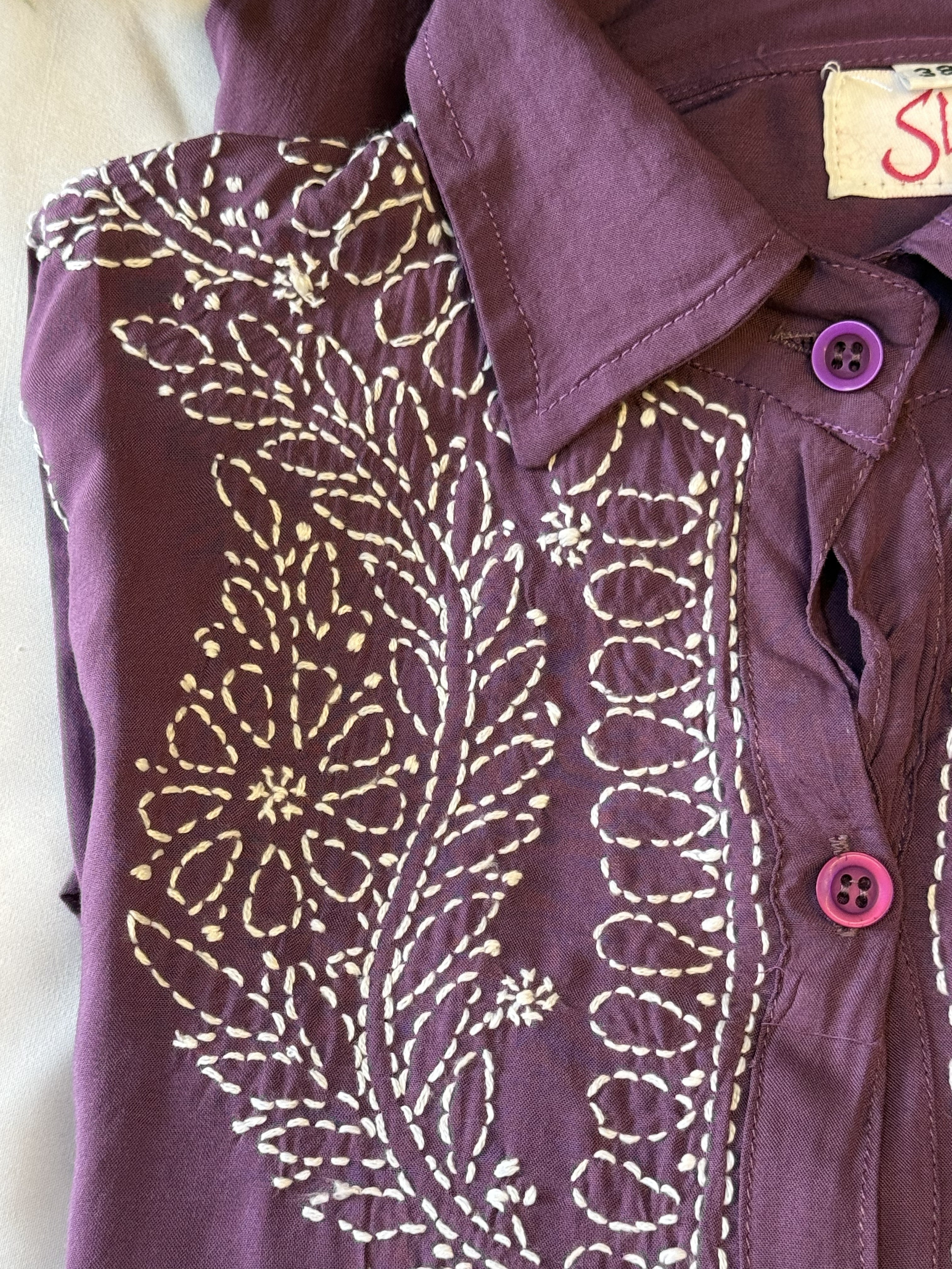 Pure Modal Handcrafted Chikankari Shirt