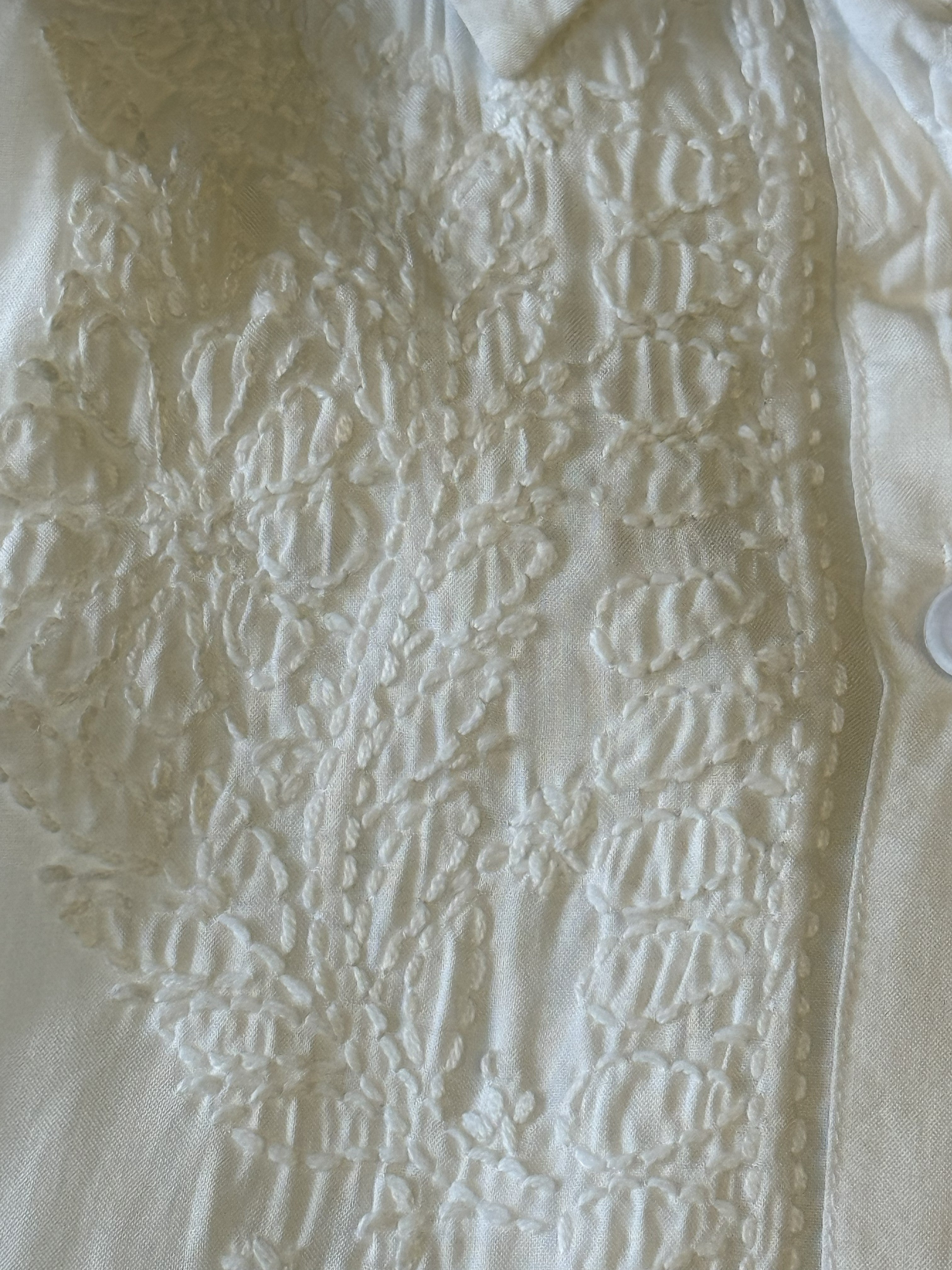 Pure Modal Handcrafted Chikankari Shirt