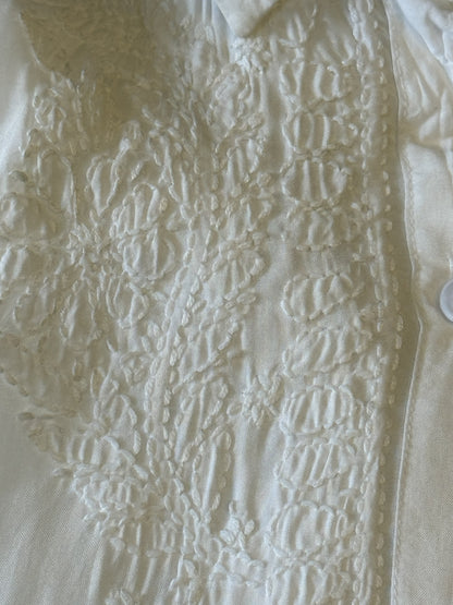 Pure Modal Handcrafted Chikankari Shirt