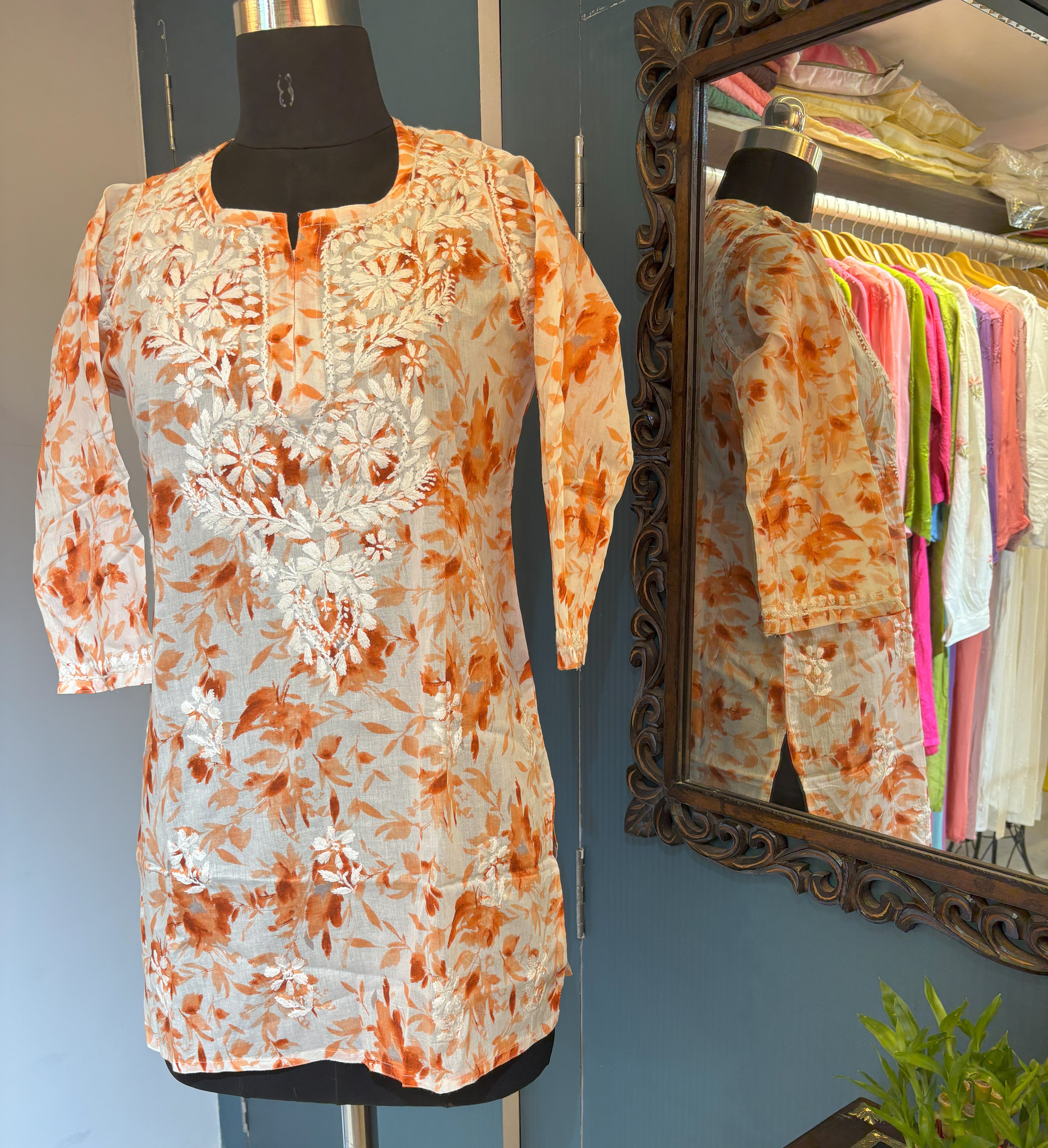 Rihana - Mulmul Short Kurtis