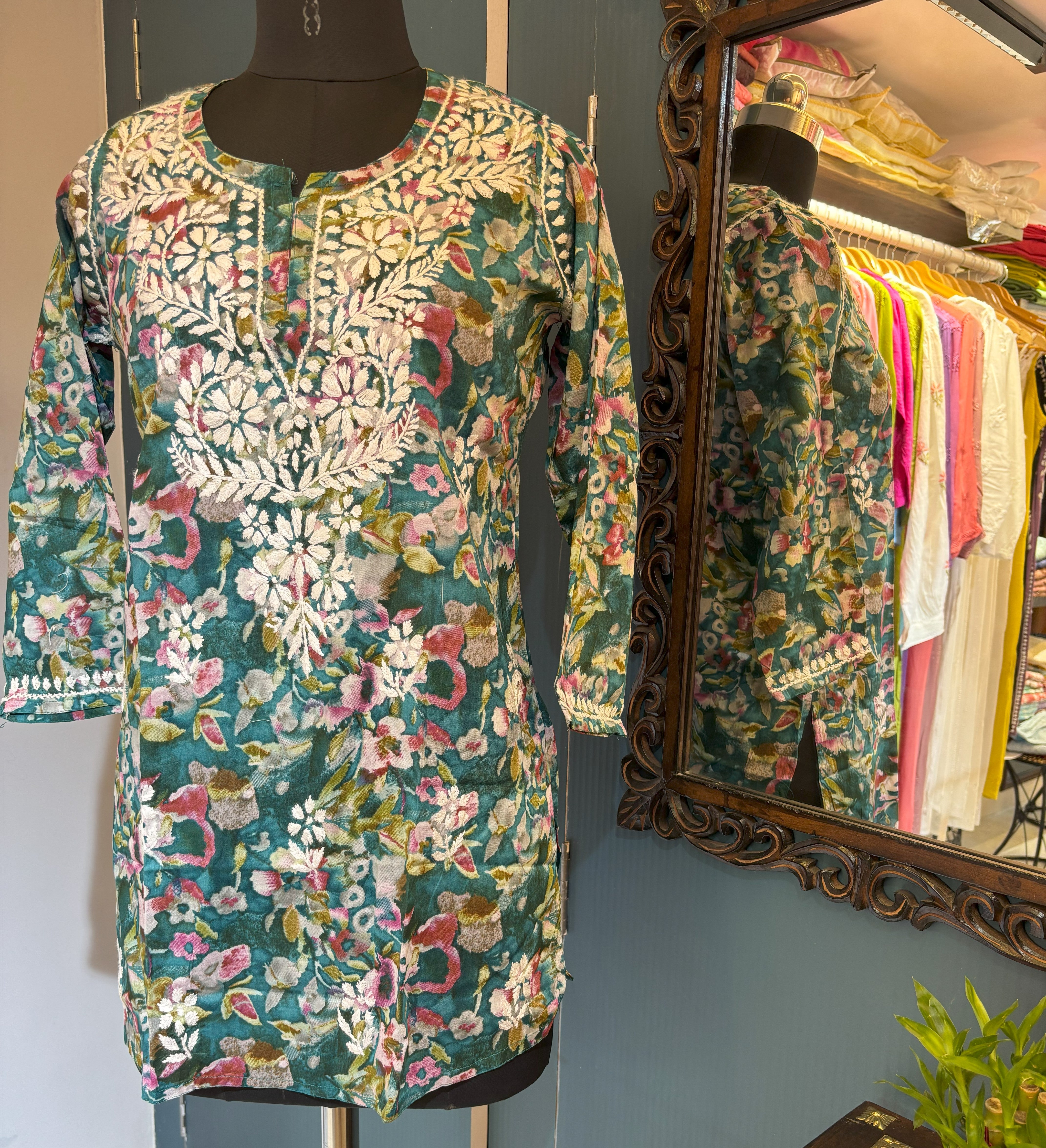 Rihana - Mulmul Short Kurtis