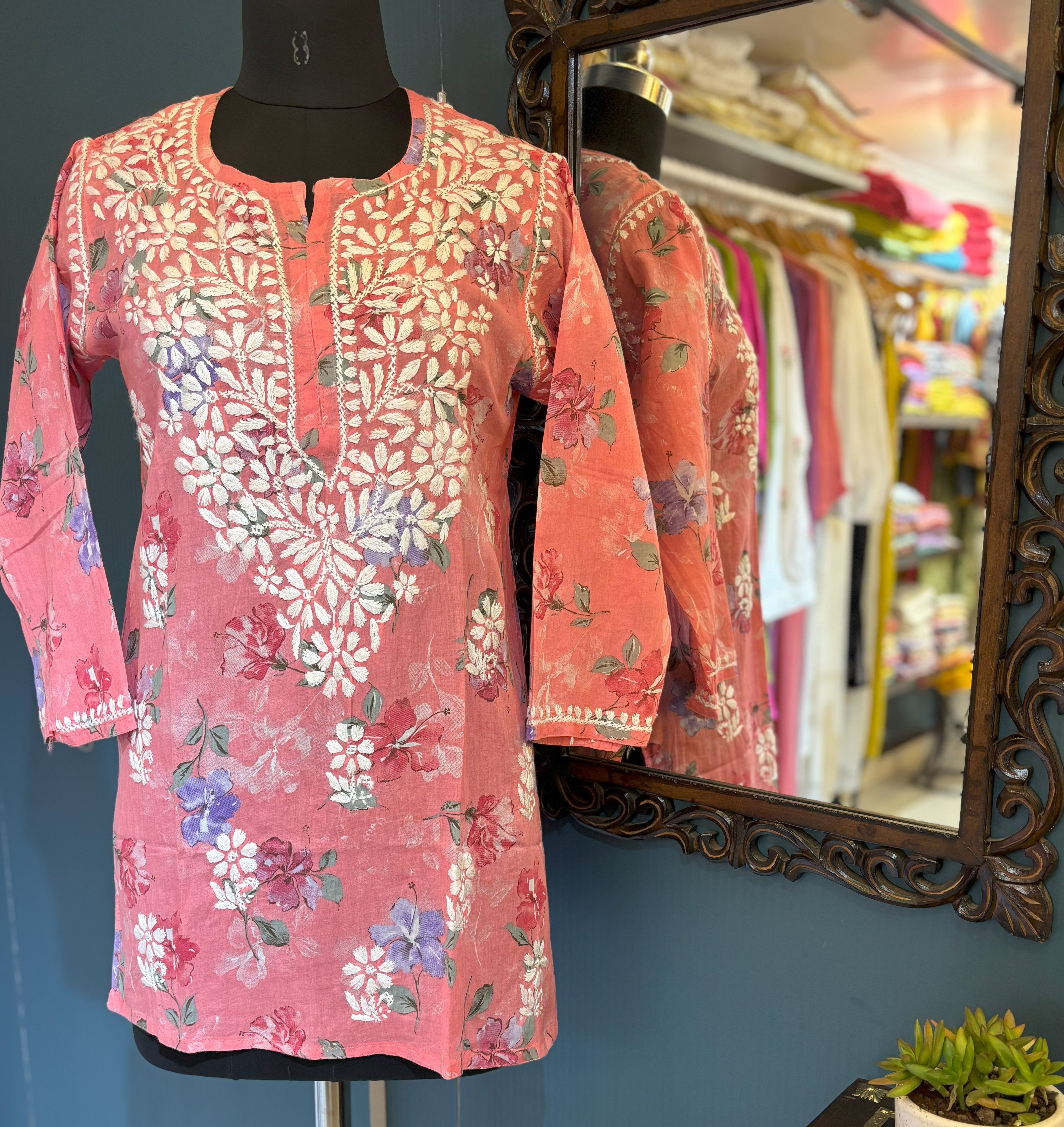 Rihana - Mulmul Short Kurtis