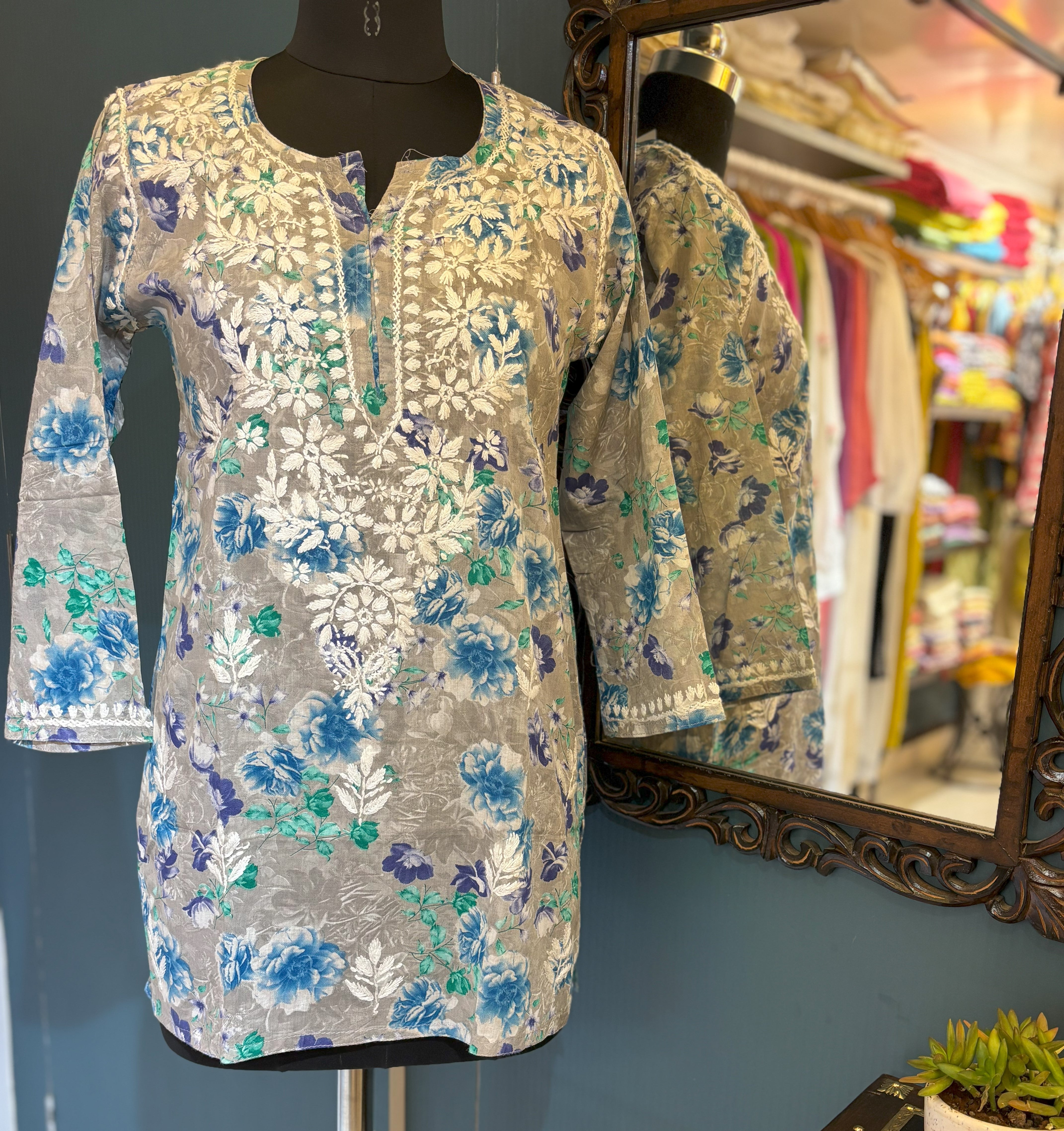 Rihana - Mulmul Short Kurtis