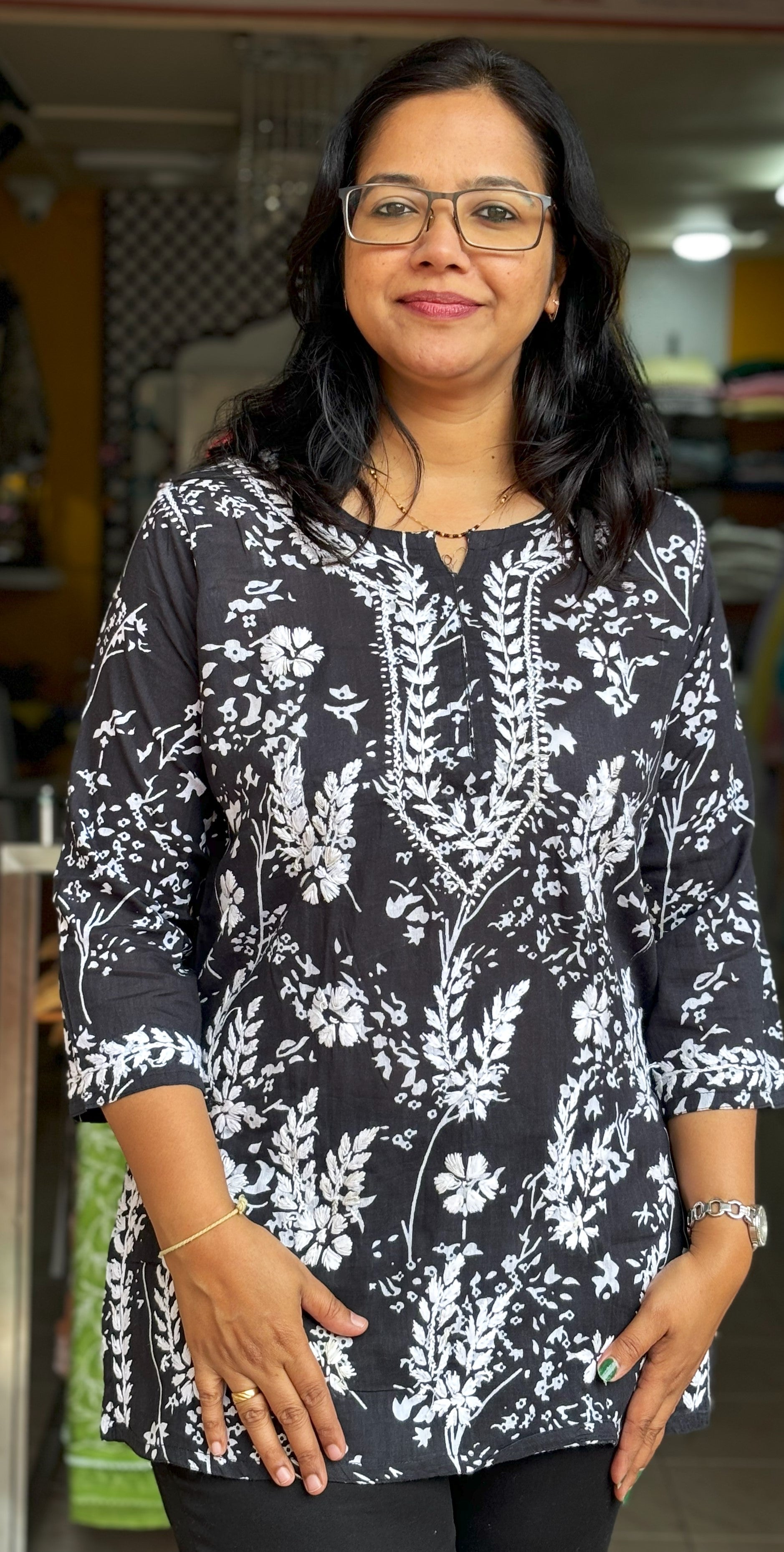 Rihana- Mulmul Short Kurtis