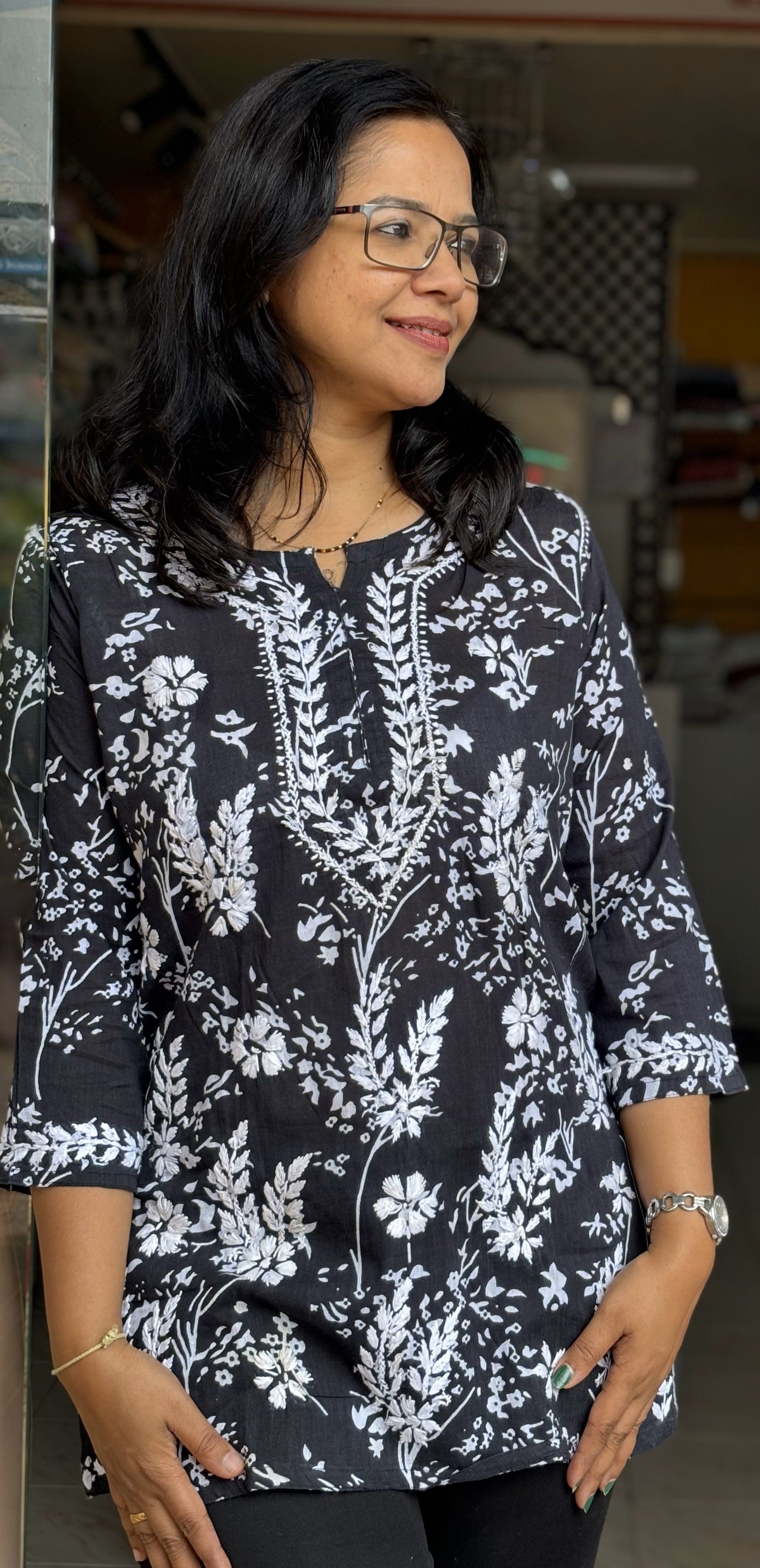 Rihana- Mulmul Short Kurtis