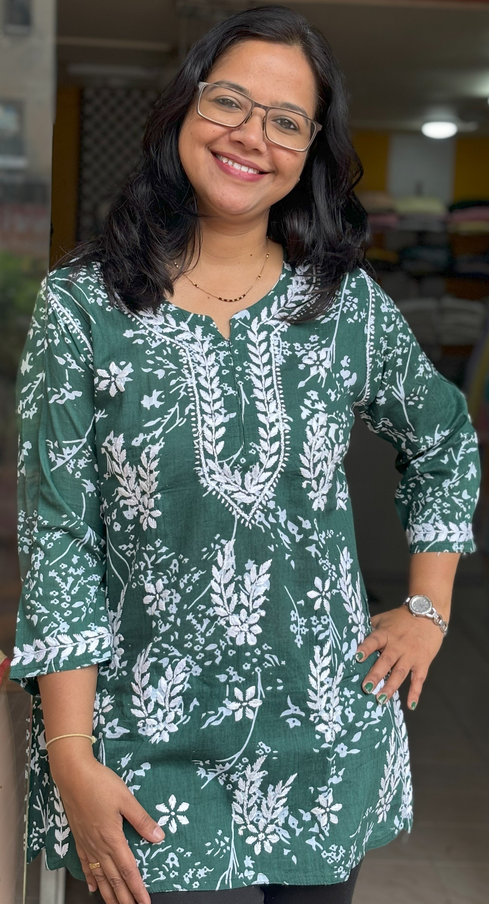 Rihana- Mulmul Short Kurtis