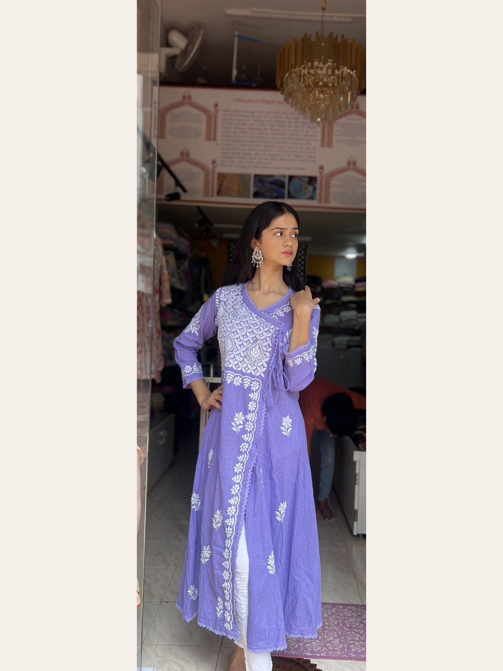 Samaira – Booti Cotton Angarkha